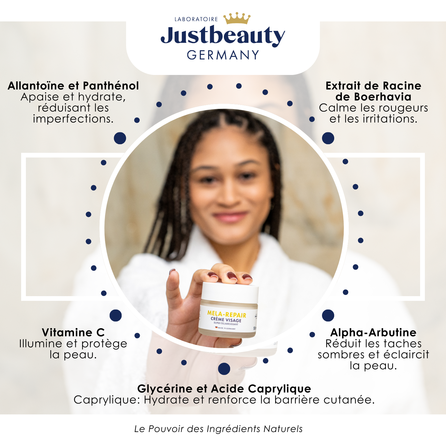 CRÈME VISAGE MELA REPAIR ANTI-TACHES ÉCLAT – 50G