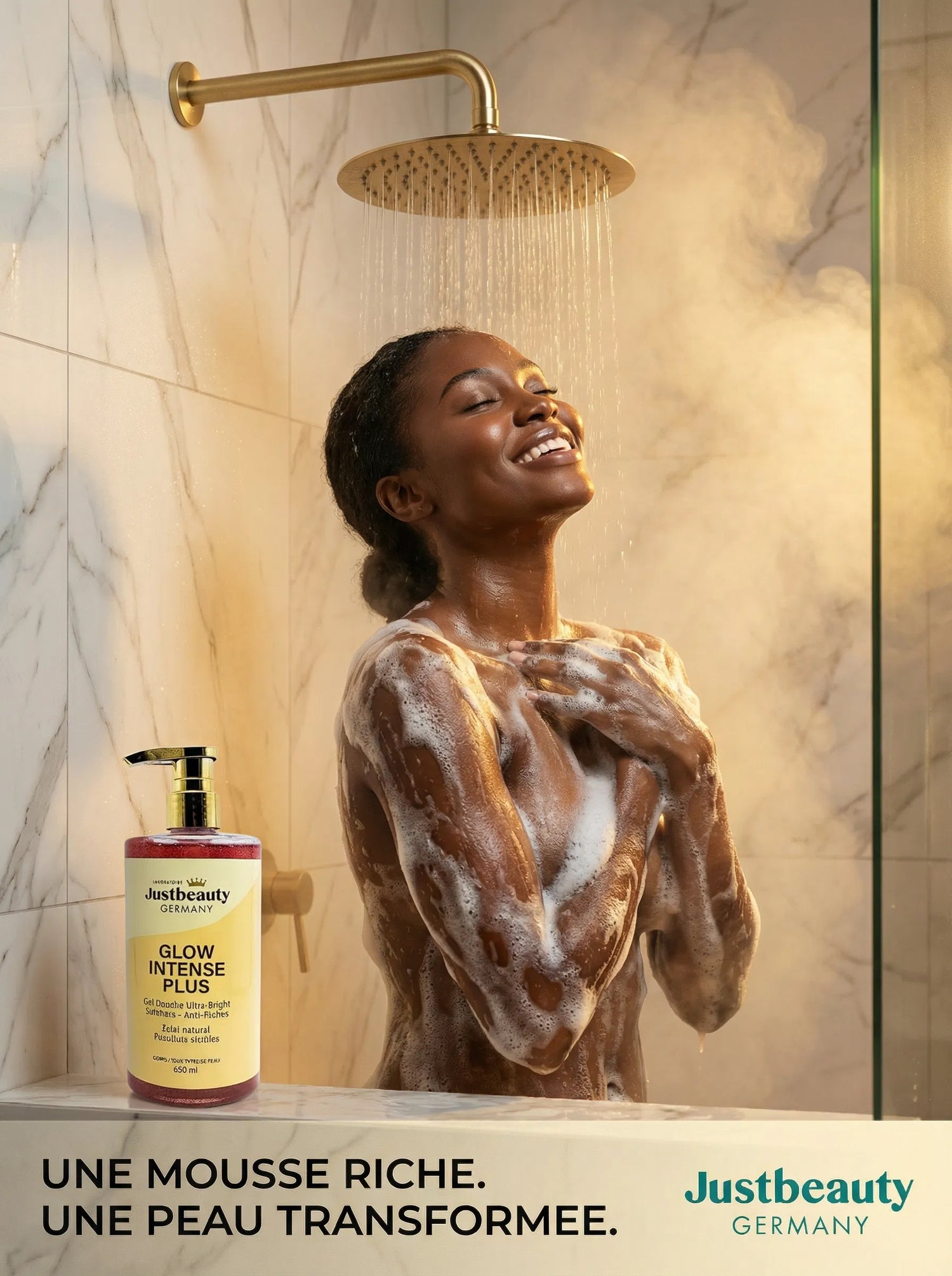 GEL DOUCHE GLOW INTENSE PLUS - ÉCLAIRCISSANT 650ML