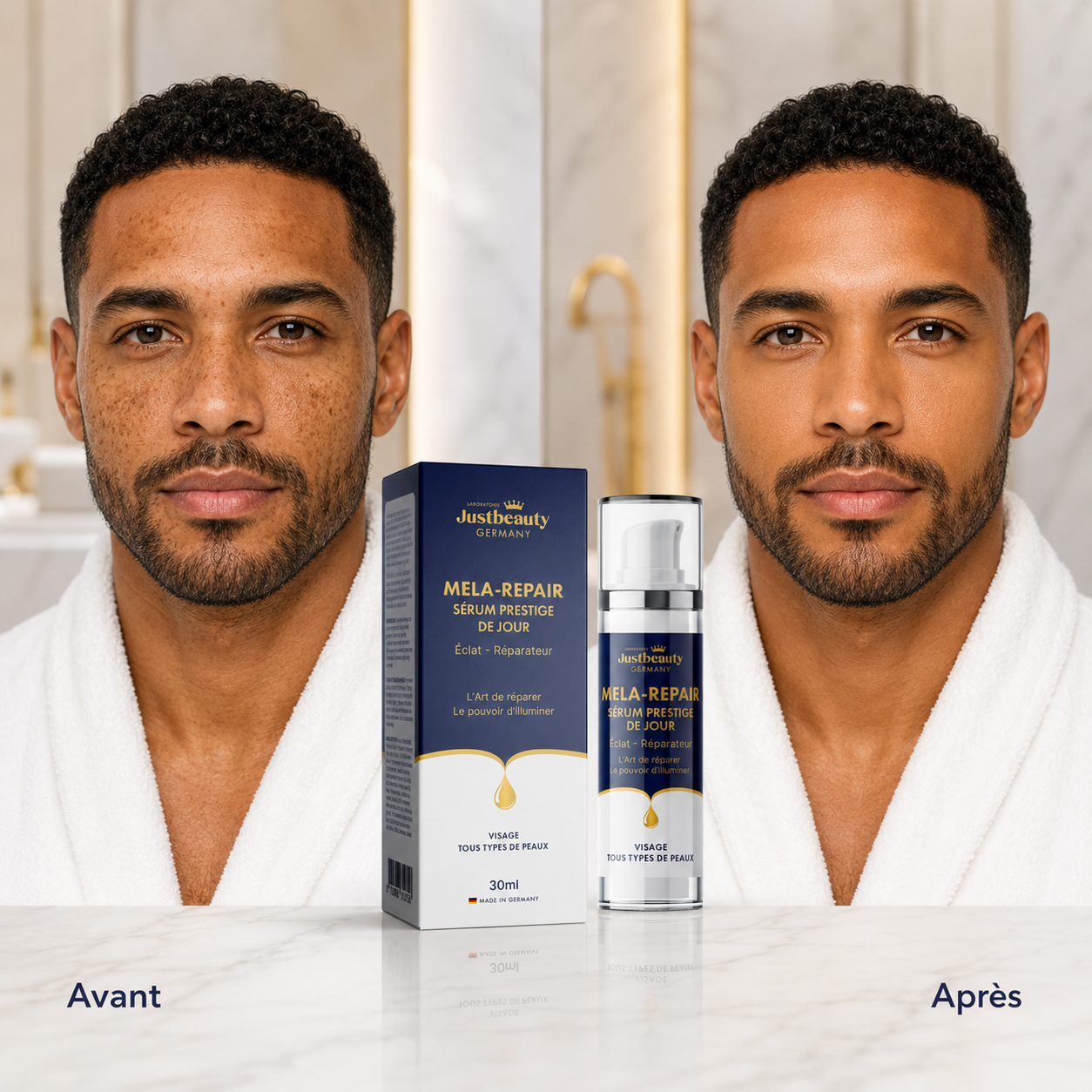 Sérum Jour MELA REPAIR – Teint terne, taches & marques post-boutons | Booster d’éclat – 30ml