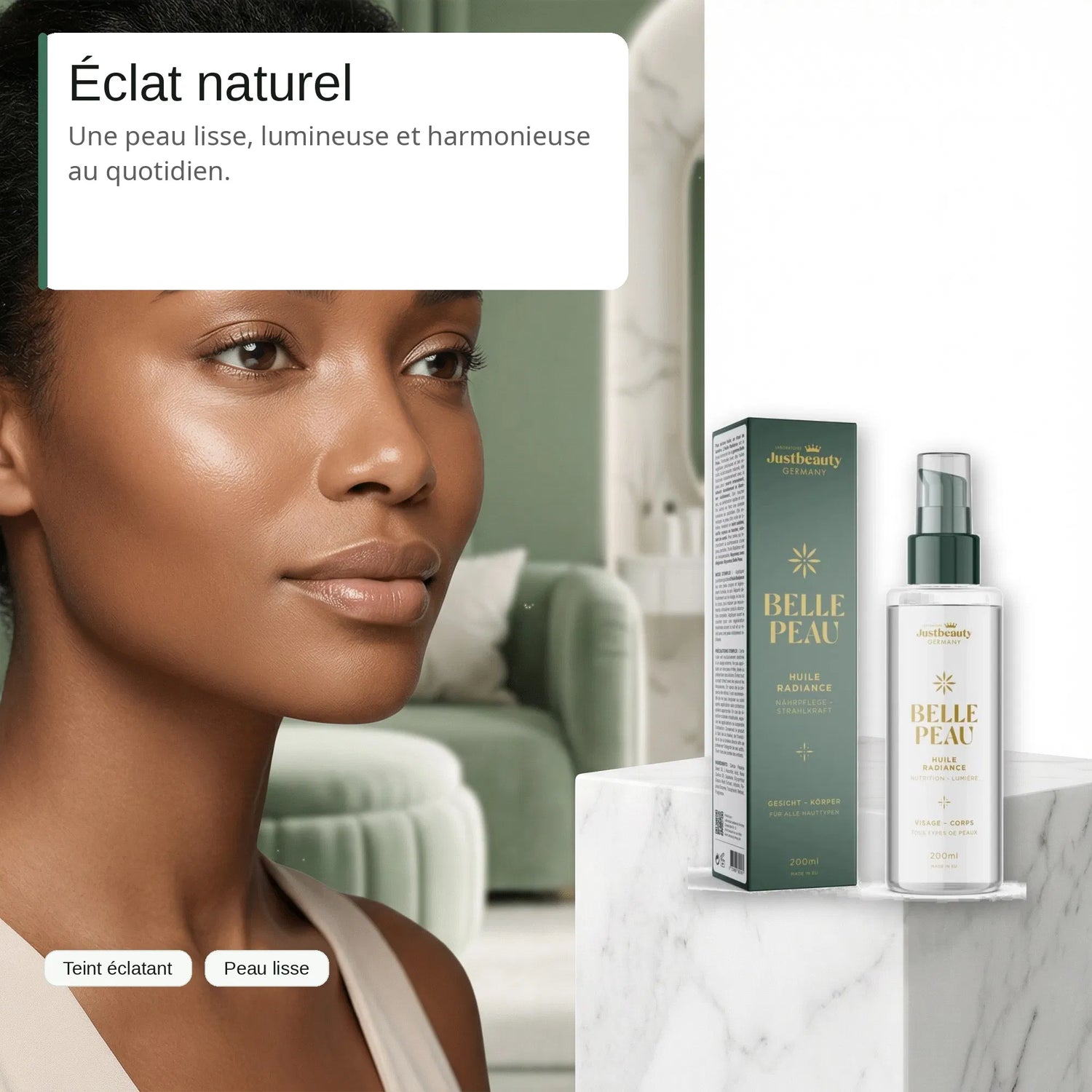 NATÜRLICHES ÖL FÜR SCHÖNE HAUT – GARANTIERT STRAHLEND & SOFORTIGER GLOW 200ml