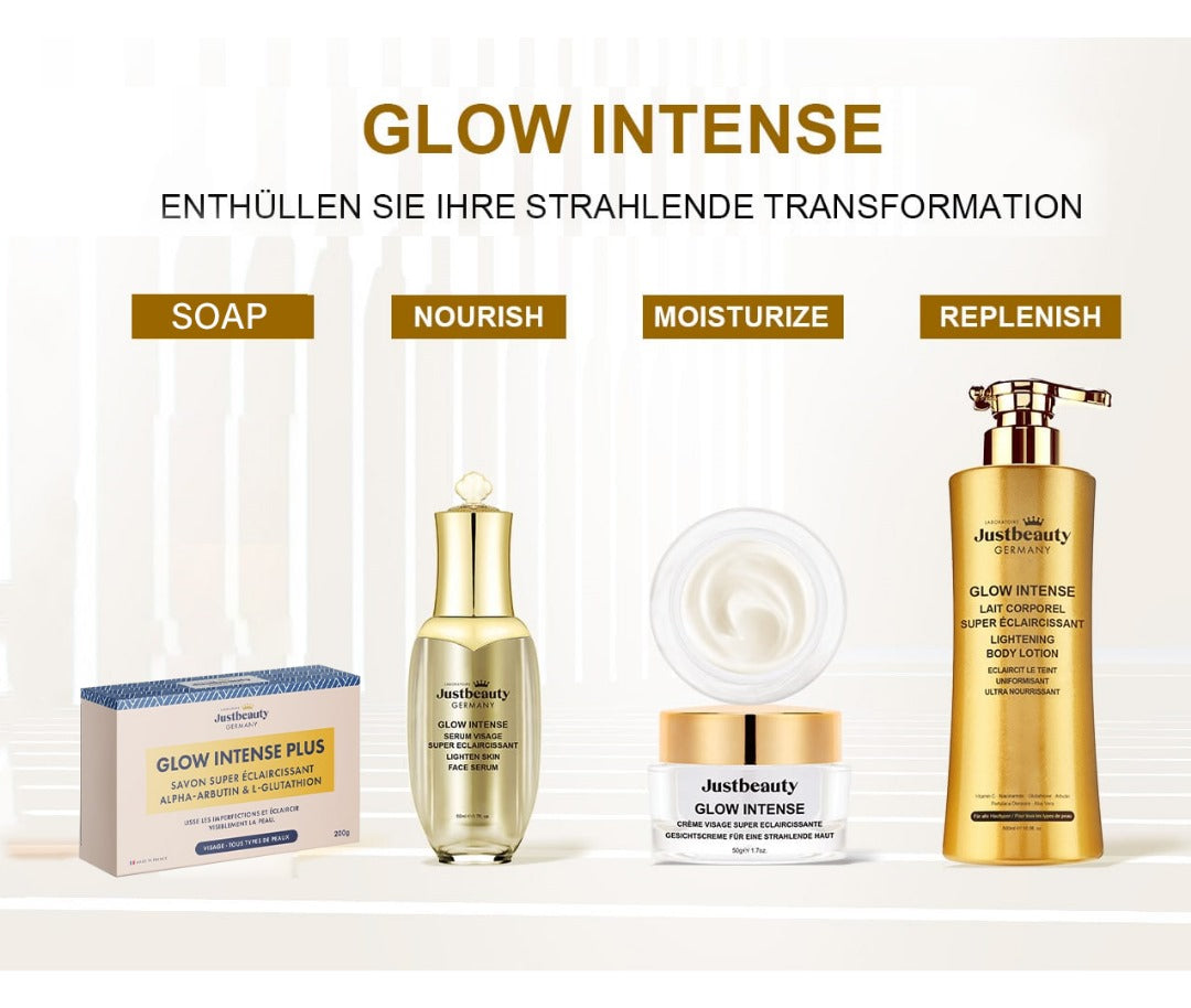 COFFRET GLOW INTENSE – ÉDITION SAVON SOLIDE – 4PCS