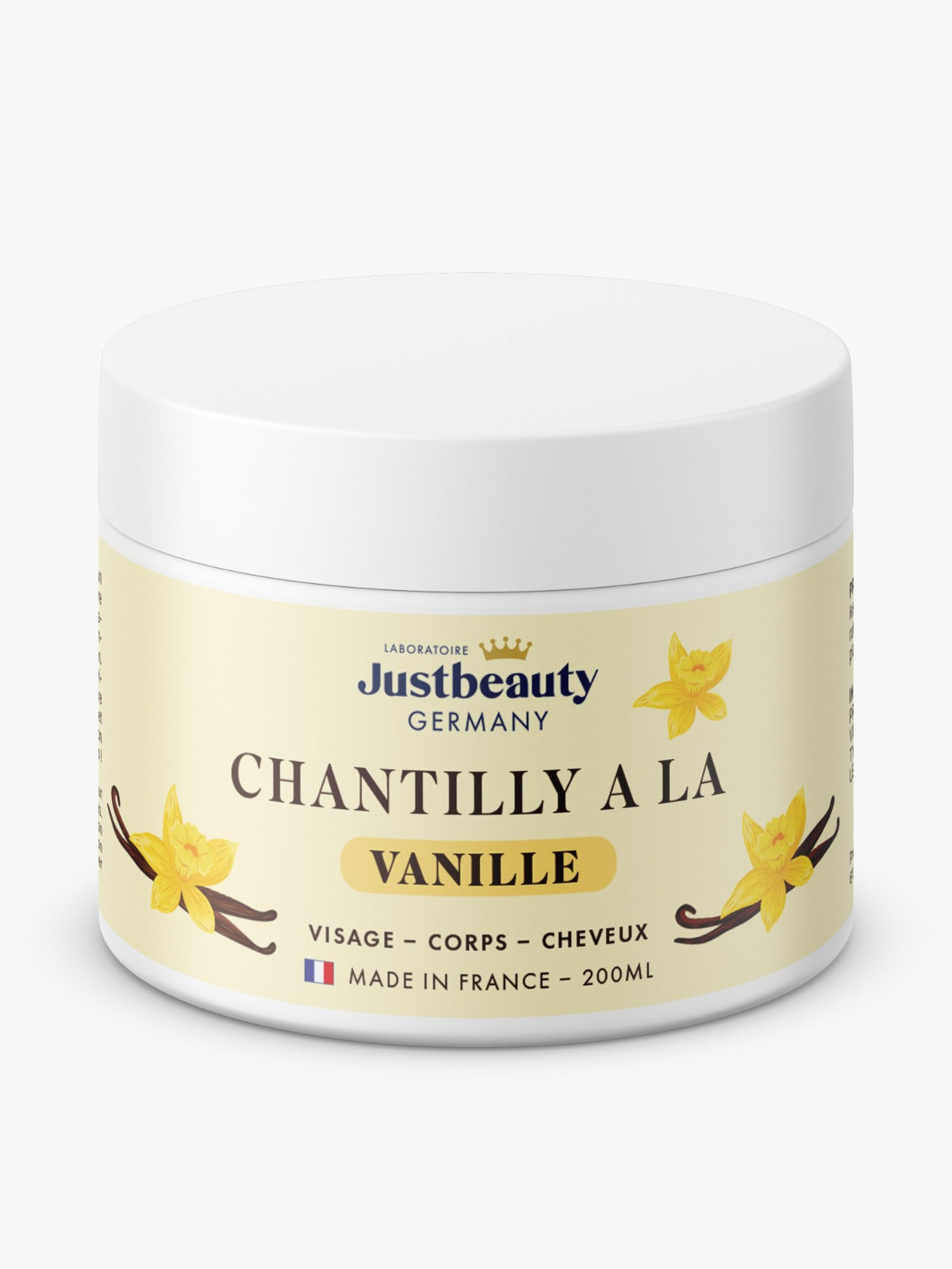 CRÈME CHANTILLY LUXE – 3 EN 1 - VANILLE 200ml