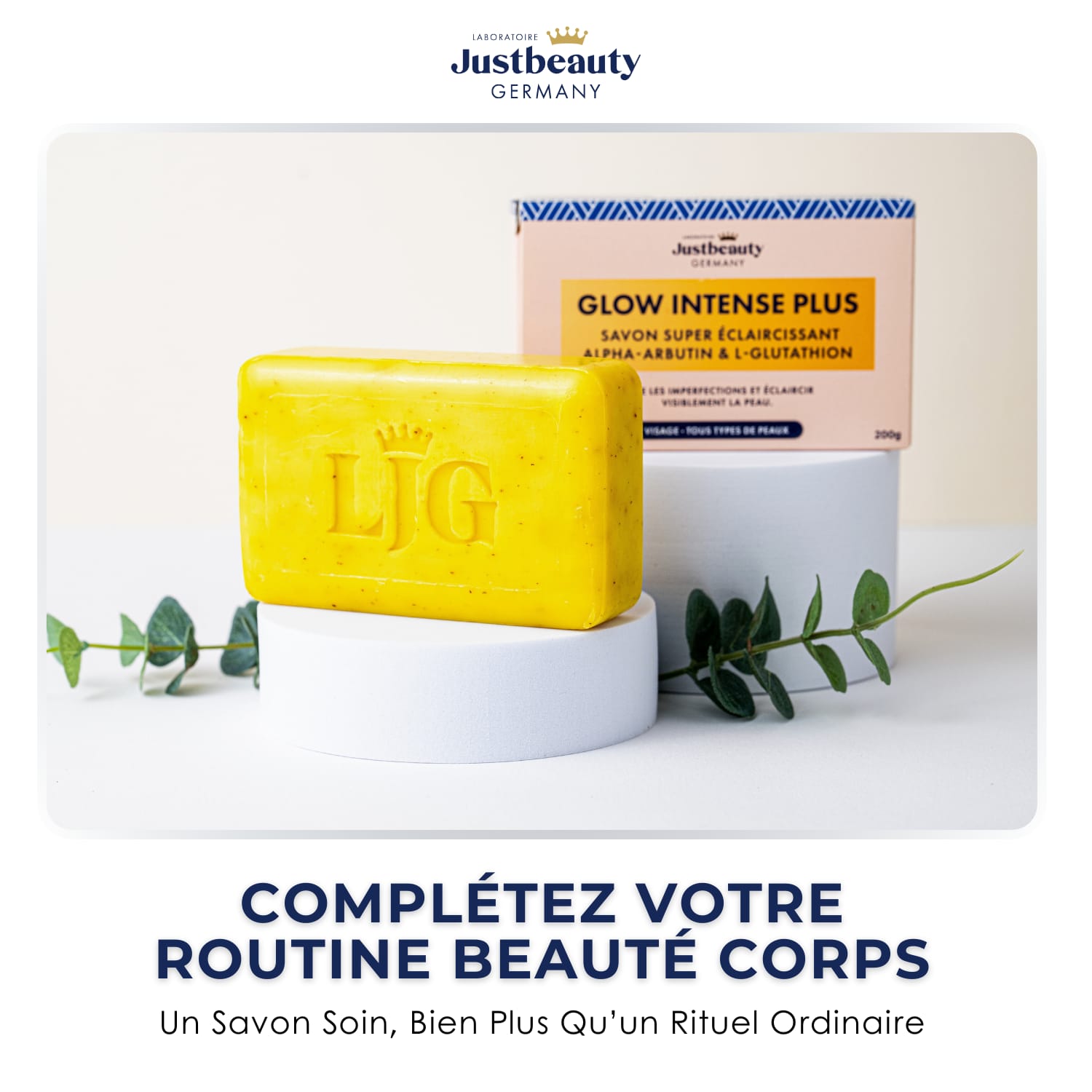 SAVON ÉCLAIRCISSANT GLOW INTENSE PLUS – 200G