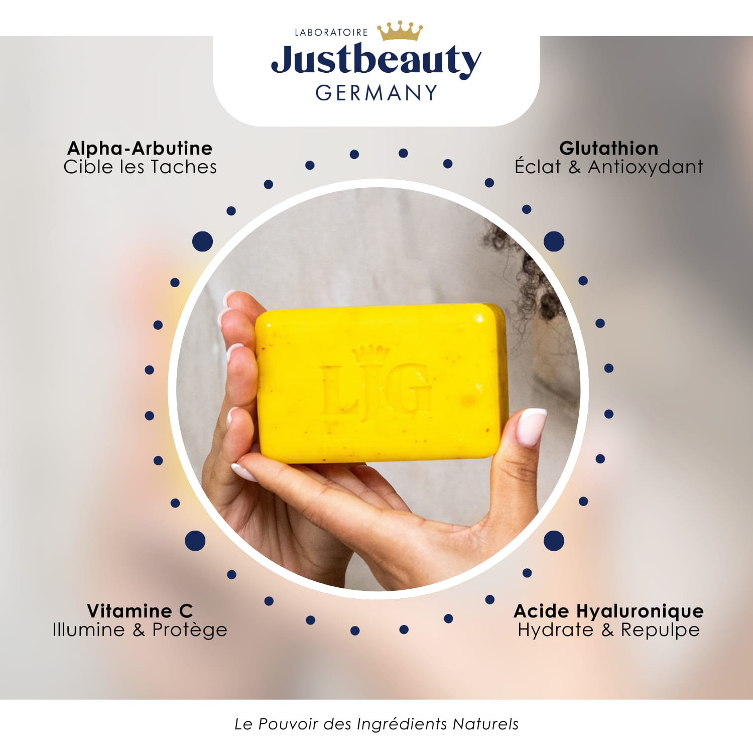 SAVON ÉCLAIRCISSANT GLOW INTENSE PLUS – 200G