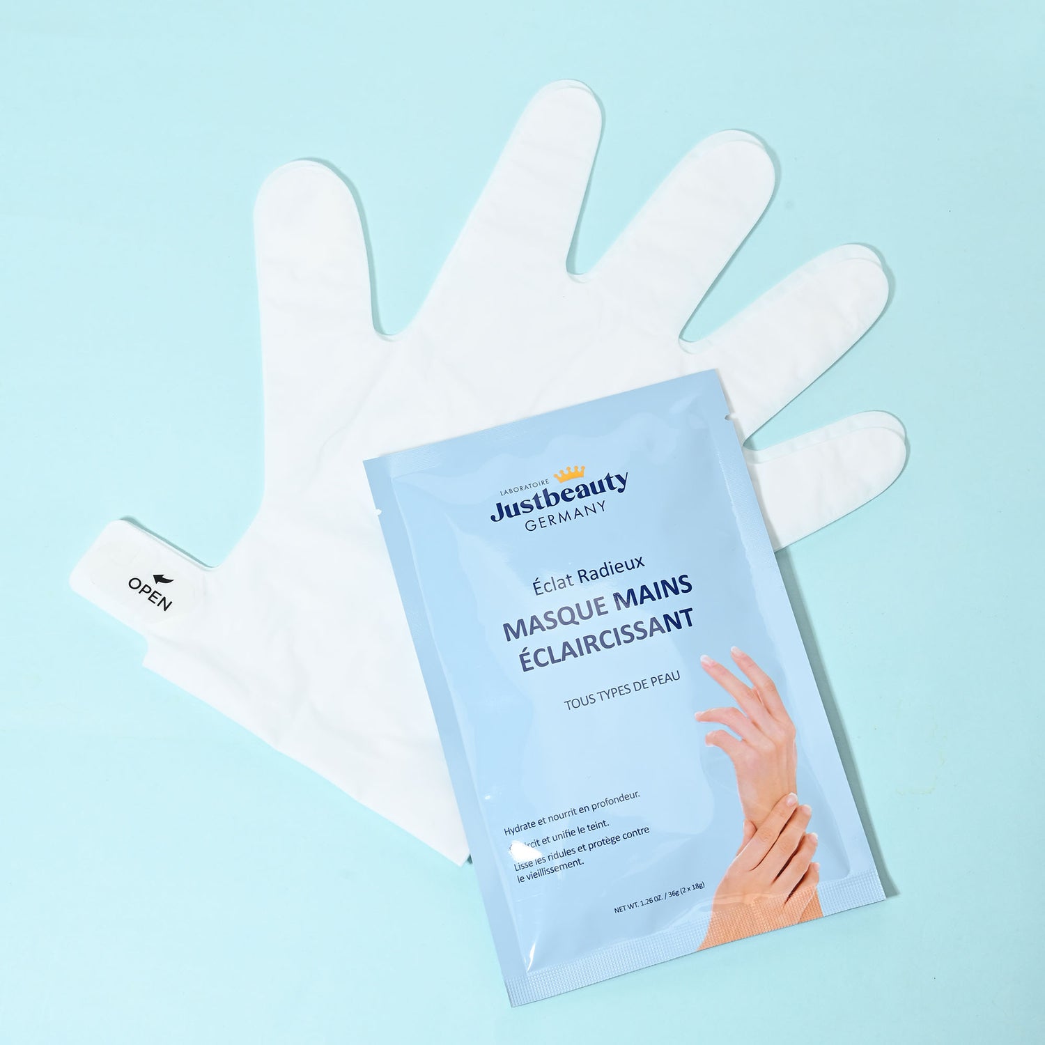 LUMI-HANDS – Masque Peeling Éclaircissant (2x18g)