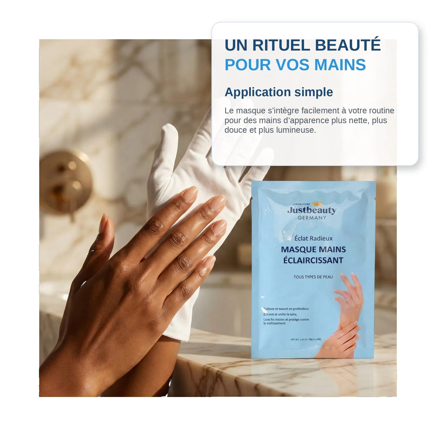 LUMI-HANDS – Aufhellende Peeling-Maske (2x18g)