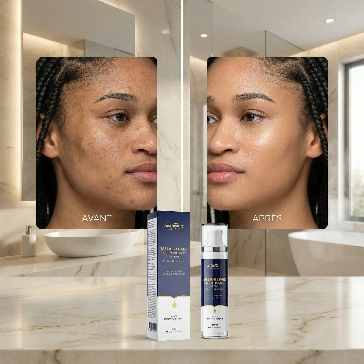 MELA REPAIR  - SÉRUM PRESTIGE DE NUIT – L’ARME ABSOLUE CONTRE LES TACHES & LE MELASMA 50ml