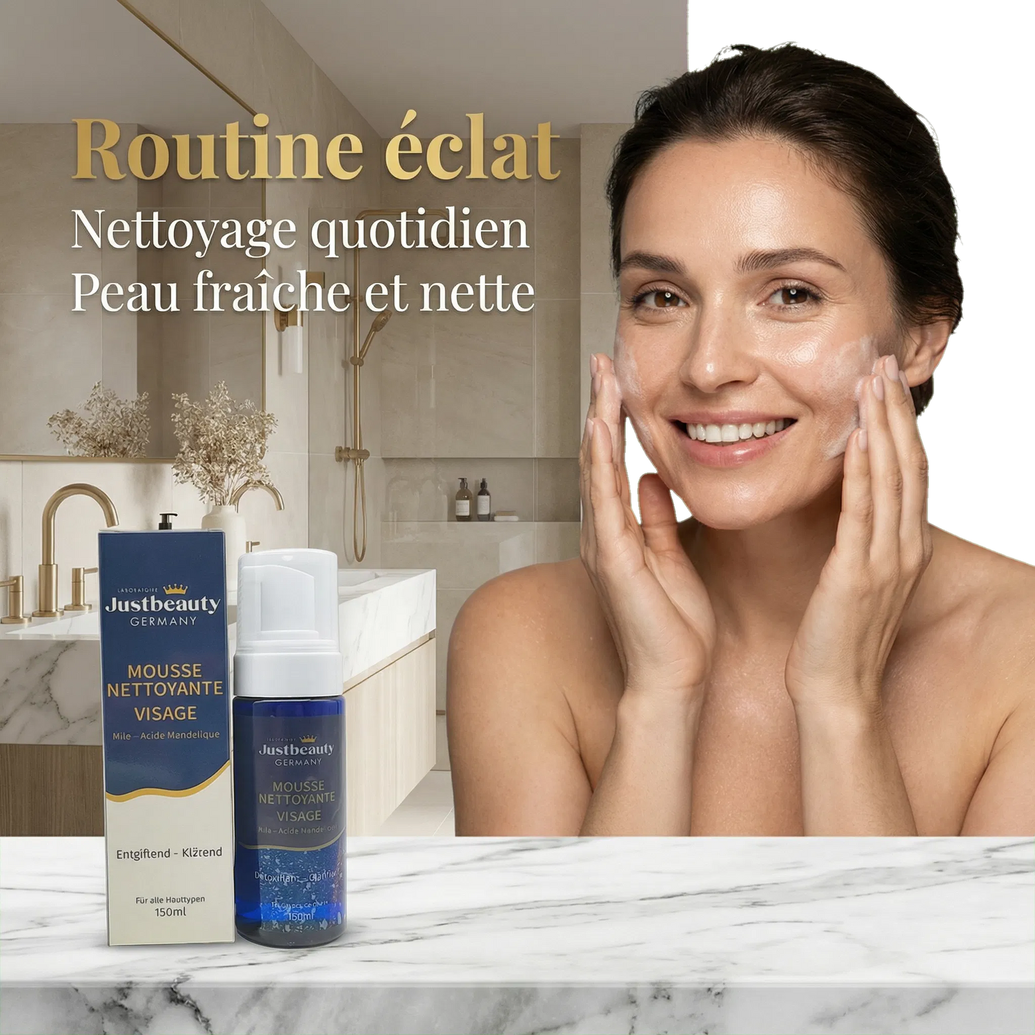 Klärender Reinigungsschaum mit Nila