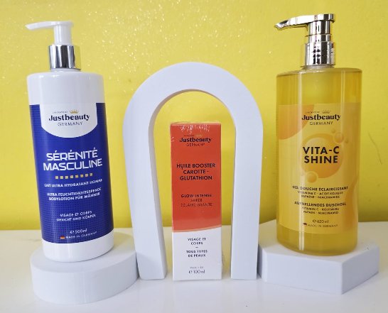 KIT CORPS SUPRÊME ÉLÉGANCE MASCULINE – HYDRATATION, ÉCLAT & GLOW NATUREL 3PCS