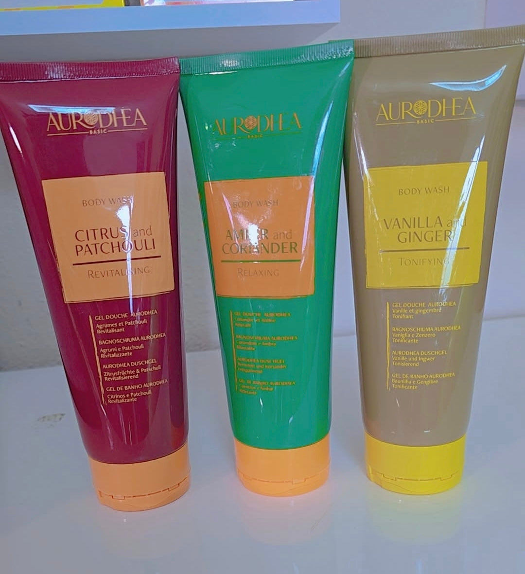 "Trio Gels Douche Unisexe – Parfumés, Dermatologiquement Testés, Made in Italy" 250ml*3