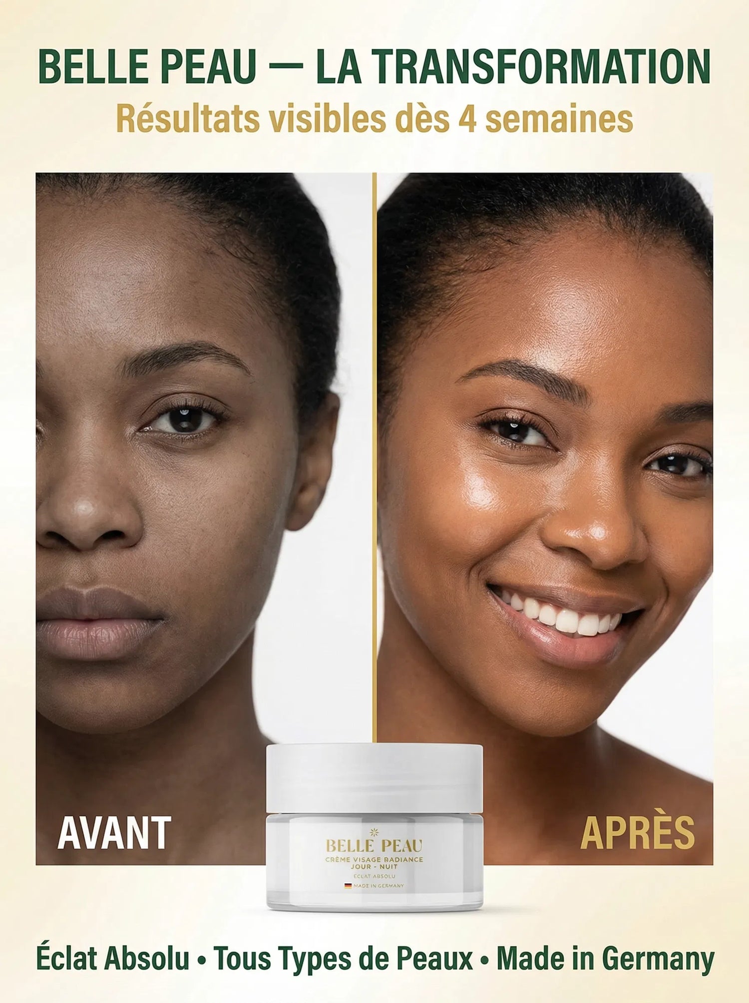 CRÈME VISAGE BELLE PEAU – ÉCLAT & UNIFORMITÉ 50ML