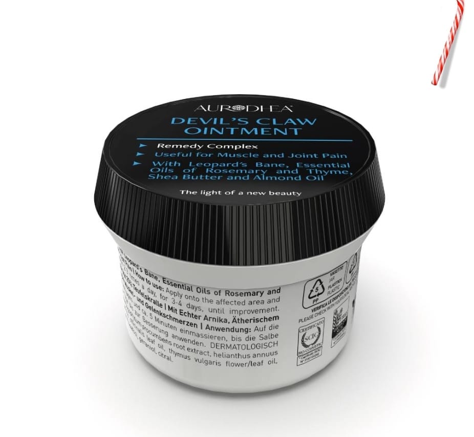 Baume Multi-Soins Griffe du Diable : Soulagement Arthrose, Mal de Dos, Sciatique & Raideurs Musculaires50 ml