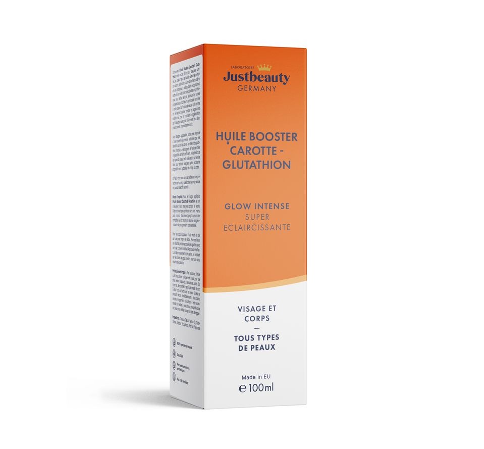 HUILE BOOSTER ÉCLAT NATURE – CAROTTE & GLUTATHION 100ml