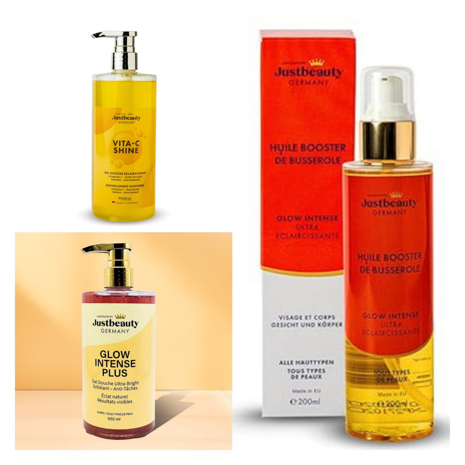 TRIO CIBLÉ ÉCLAT SUPRÊME – GEL + HUILE