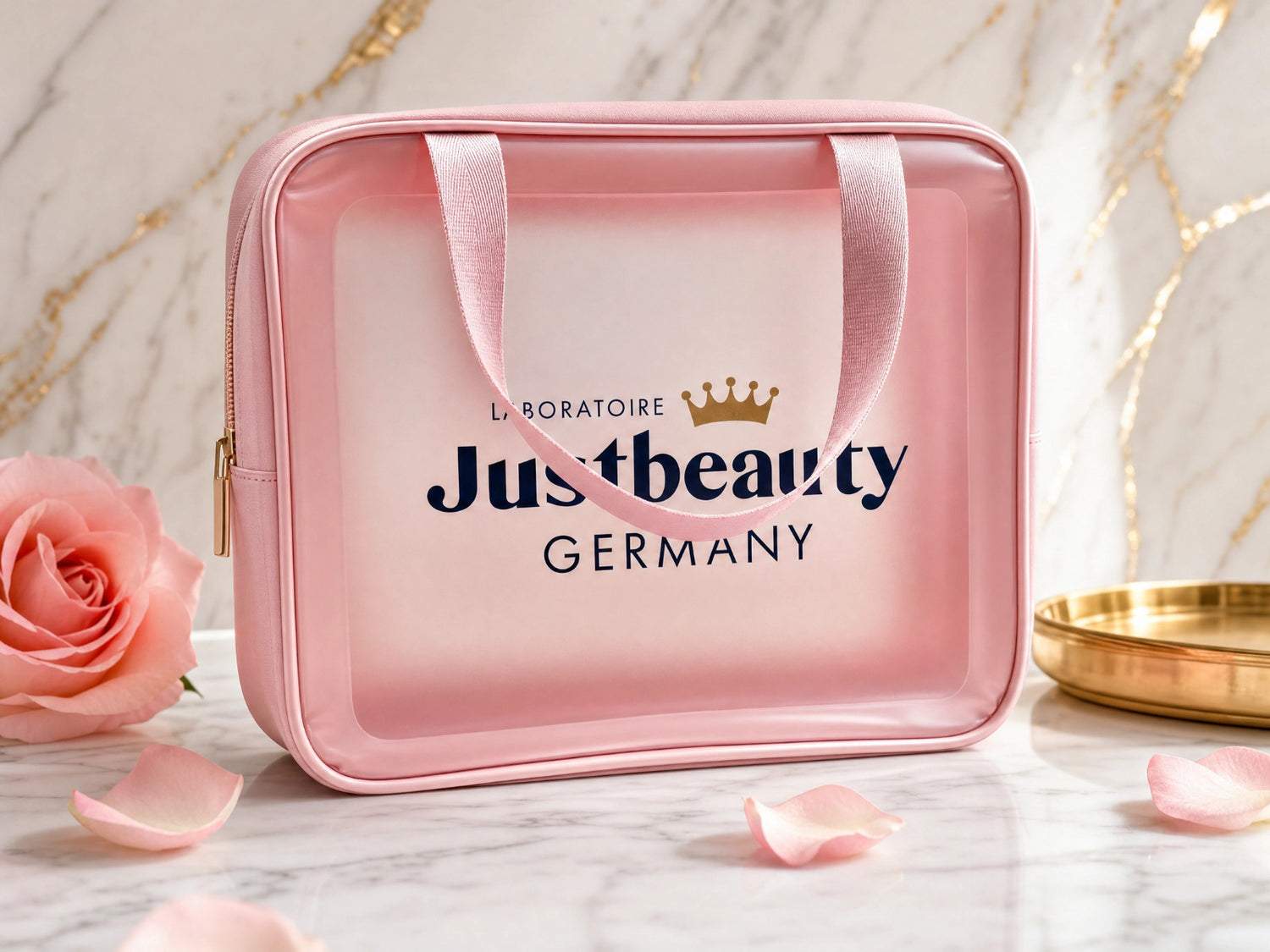 JUSTBEAUTY GERMANY PREMIUM BEAUTY BAG – TRAVEL SIZE