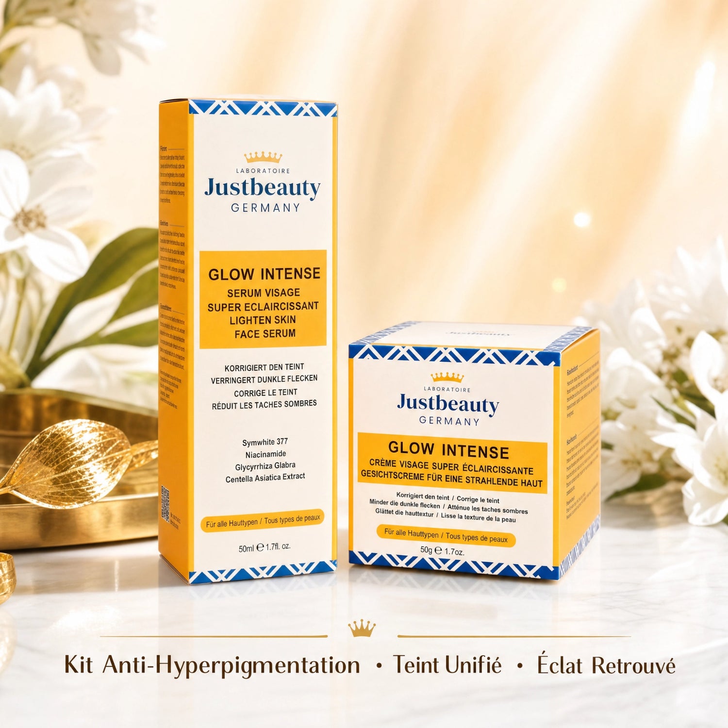 GLOW INTENSE PLUS FACE CARE – ANTI-HYPERPIGMENTATION ROUTINE & EVEN SKIN TONE | 2 PIECES