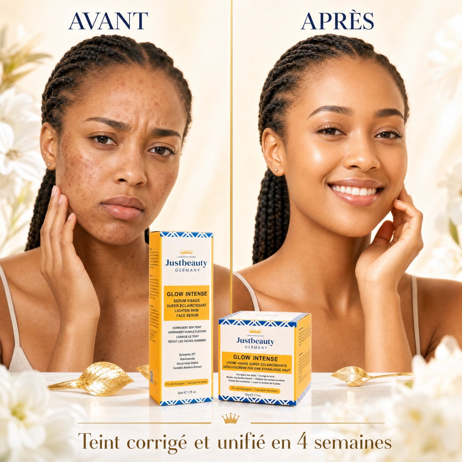 GLOW INTENSE PLUS FACE CARE – ANTI-HYPERPIGMENTATION ROUTINE & EVEN SKIN TONE | 2 PIECES