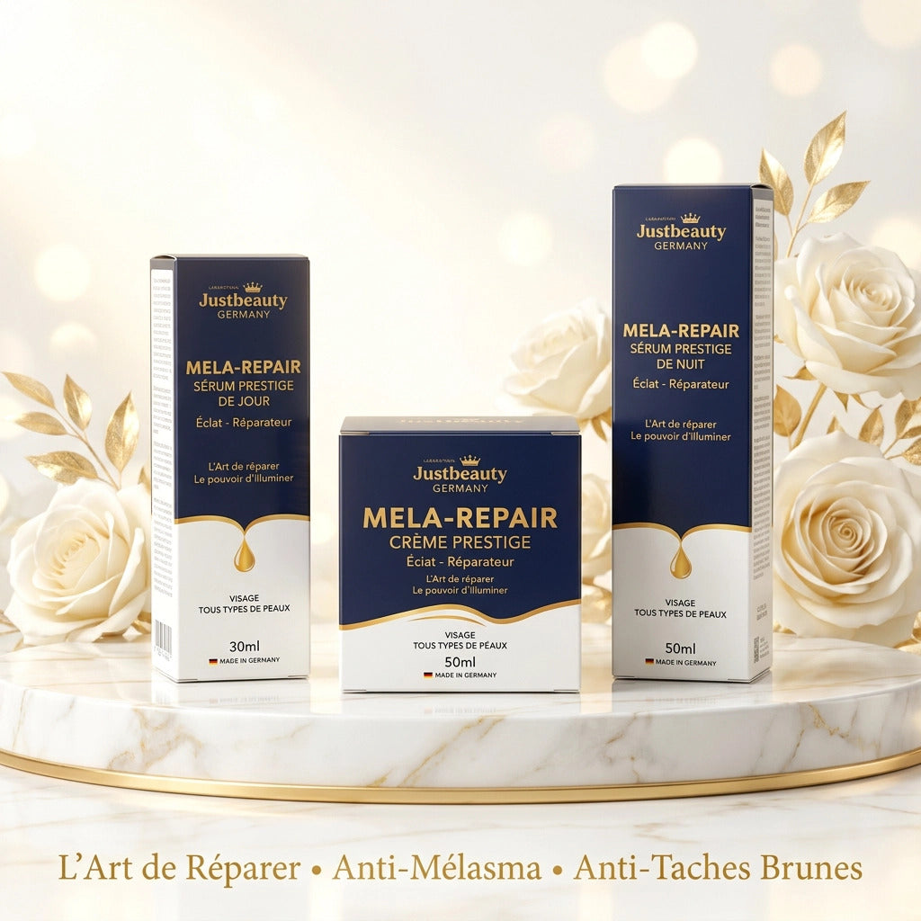 MELA REPAIR FACE REPAIR KIT – DAY & NIGHT ANTI-DARK SPOT ROUTINE | 3 PIECES