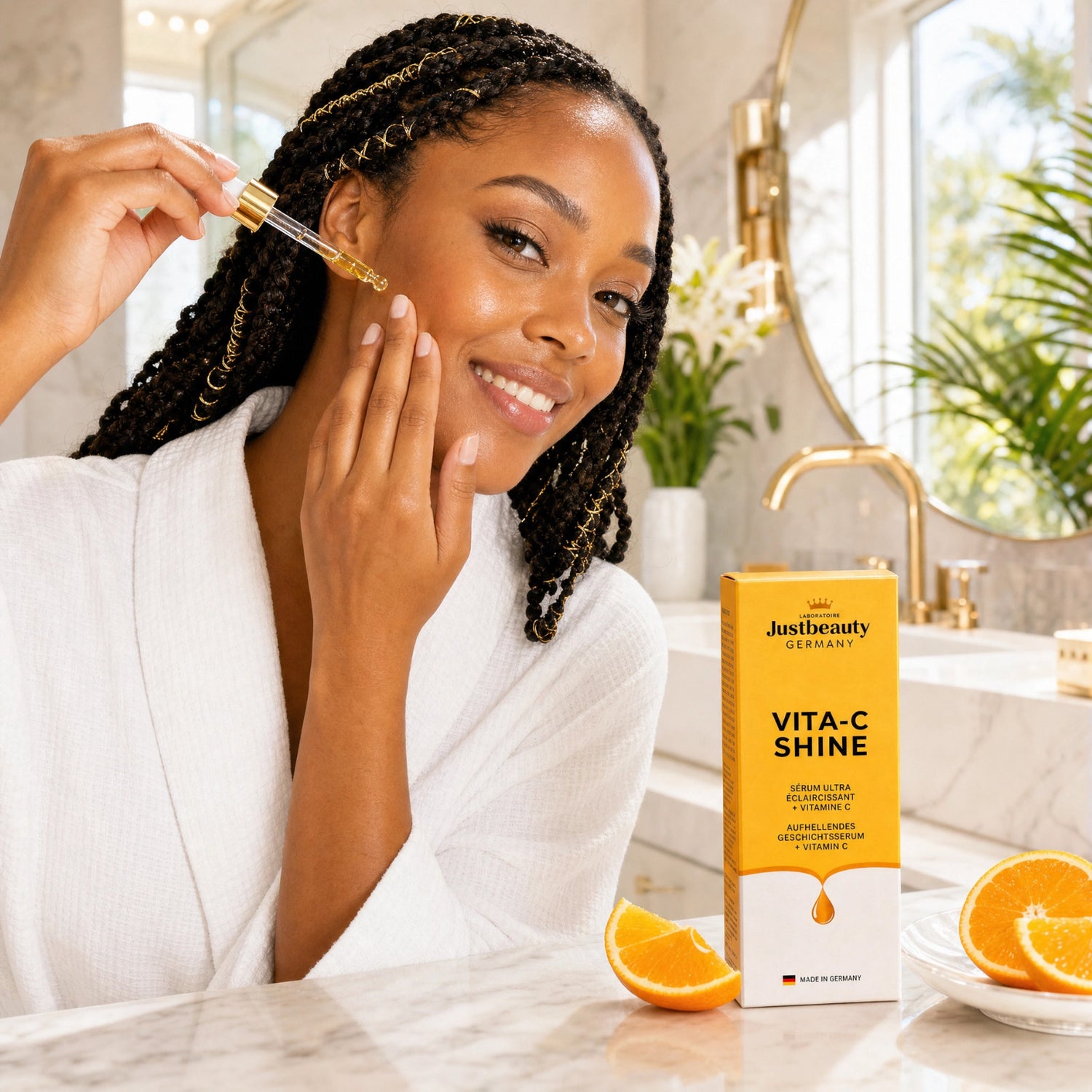VITA-C SHINE FACIAL CARE – SERUM & CREAM FOR DULL SKIN LACKING RADIANCE | 2 PIECES