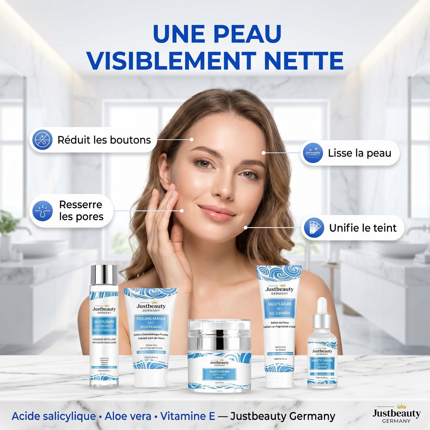PURE SKIN SOLUTION – Anti-Acne & Blemish Kit (5 Pcs)