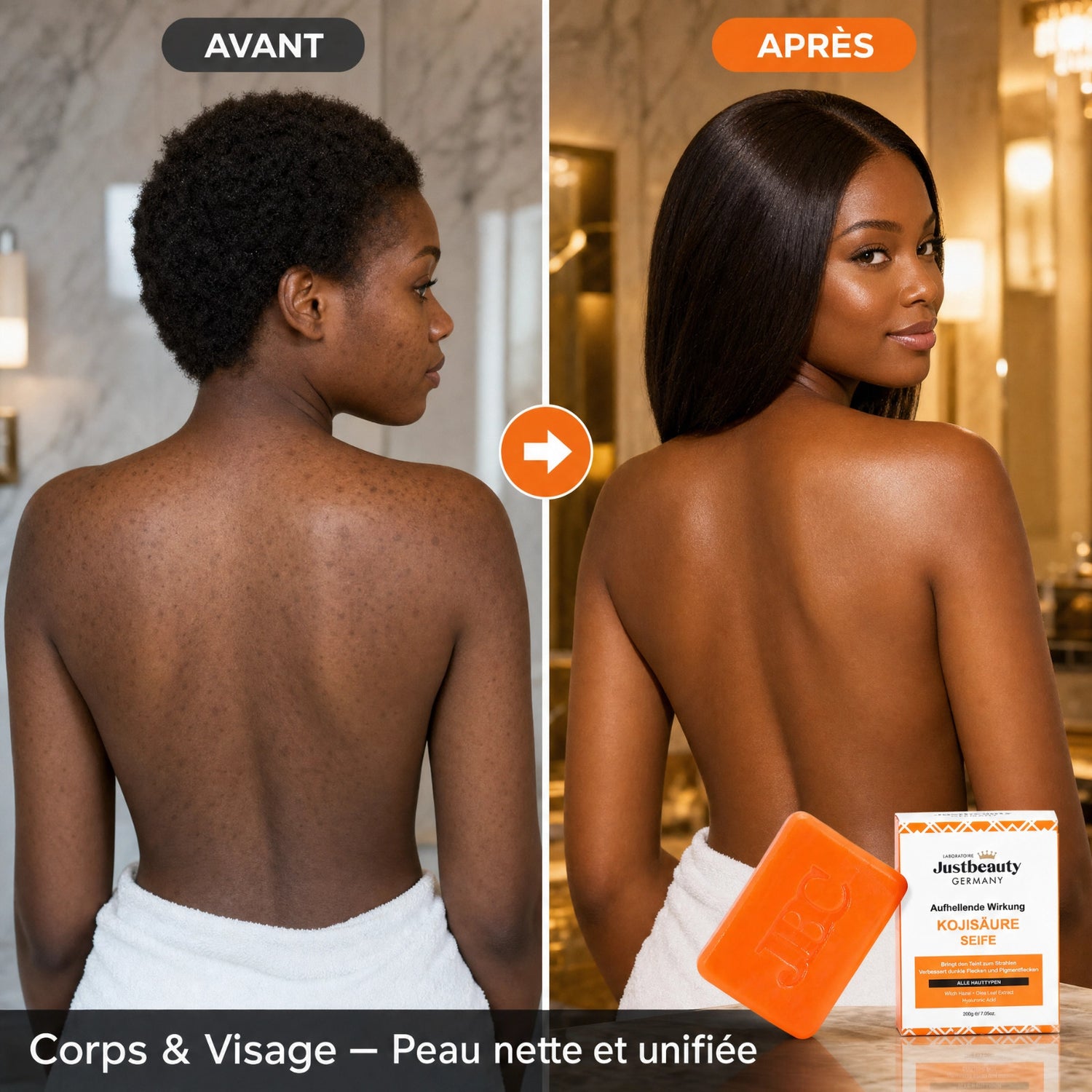 SAVON ÉCLAIRCISSANT À L'ACIDE KOJIQUE - 200G