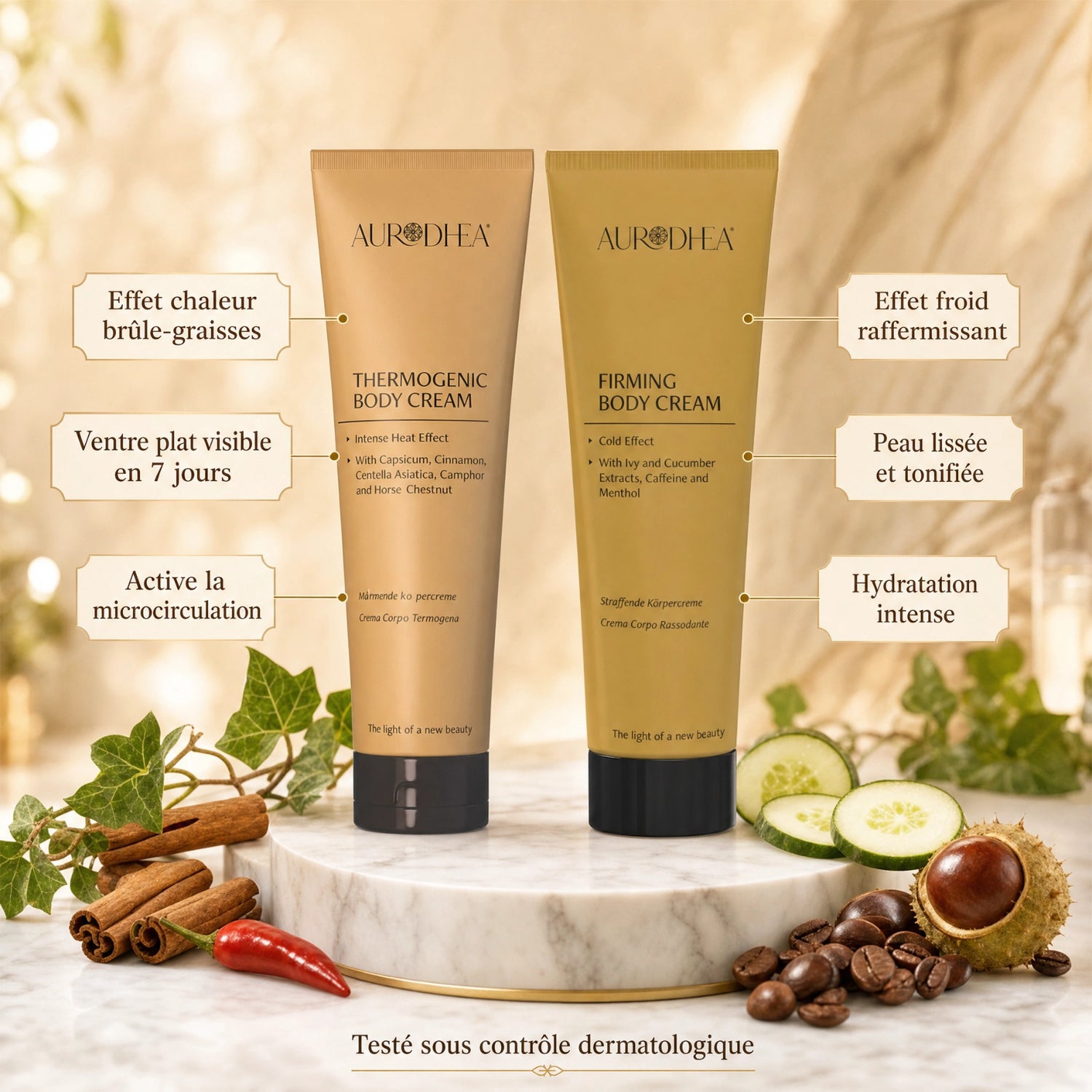 Duo Brûle-Graisse & Ventre Plat Éffet visible dès 7 jours 150ml*2