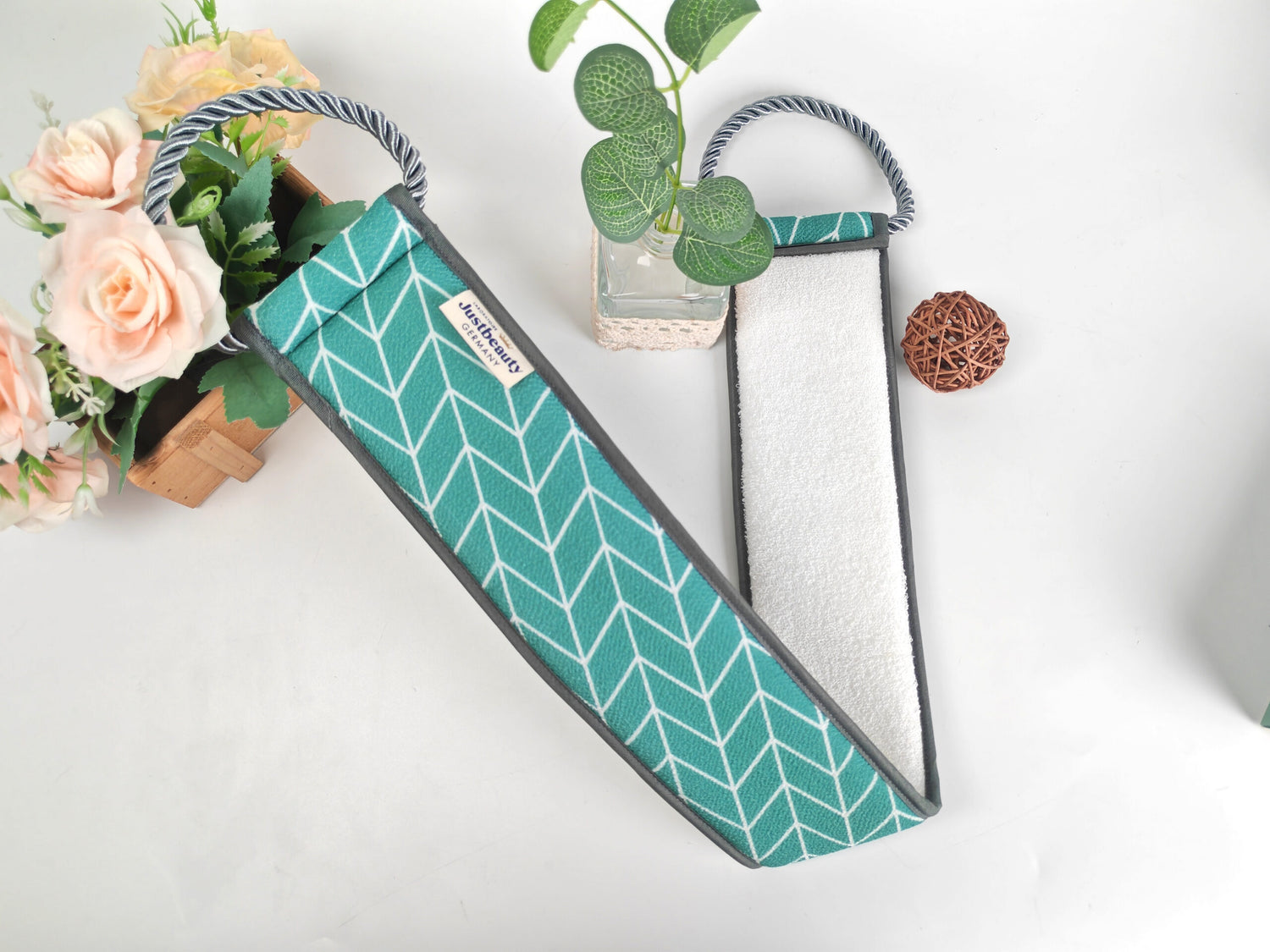 GANT EXFOLIANT POUR LE DOS EN SOIE NATURELLE