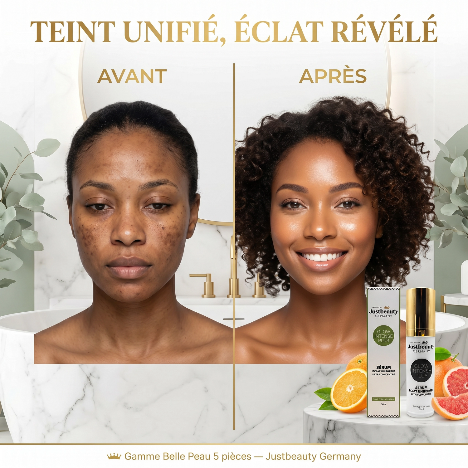 SCHÖNE HAUT – 5-TEILIGES SET • DIE REVOLUTIONÄRE STRAHLKRAFT VON JUSTBEAUTY GERMANY