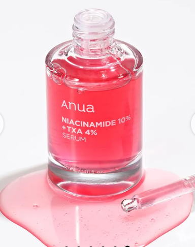SÉRUM ANUA : NIACINAMIDE 10 % - ACIDE TRANEXAMIQUE 4 % (30ML)