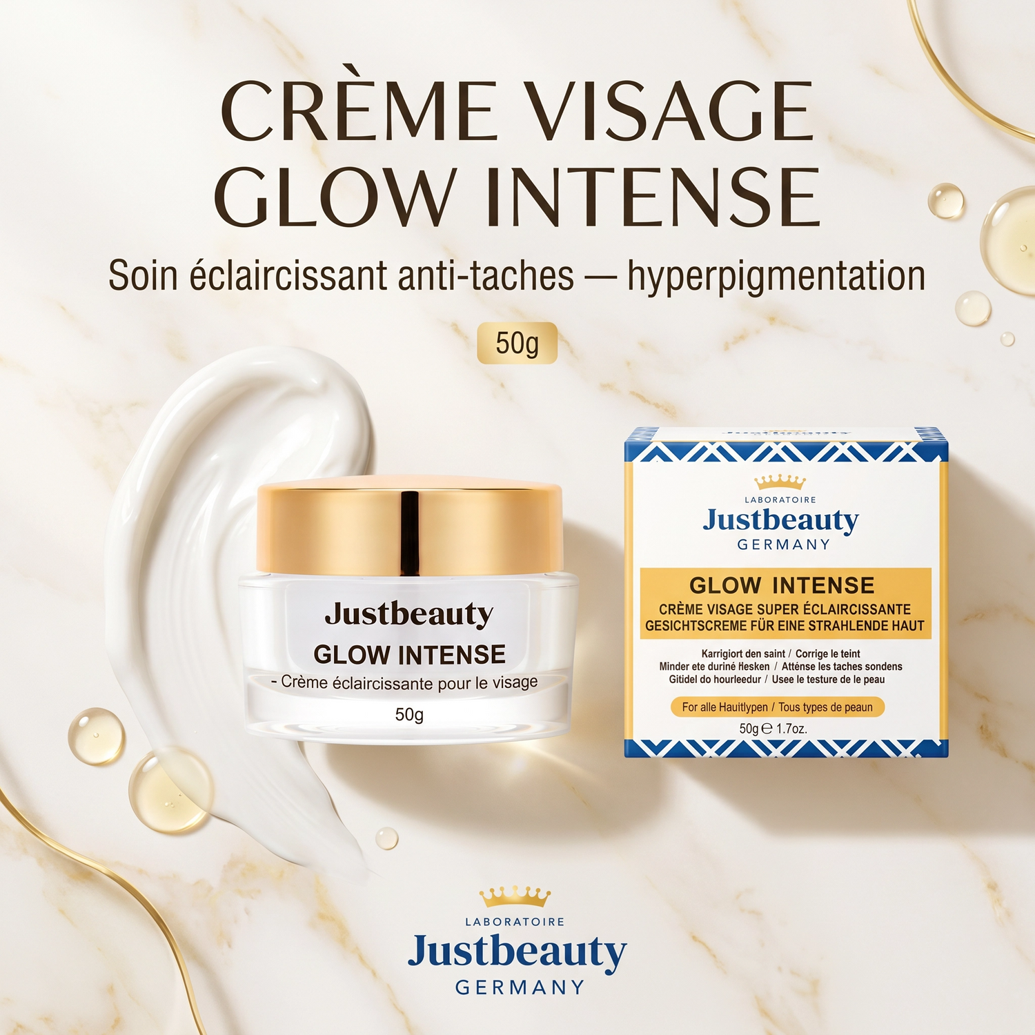 TOTAL RADIANCE INTENSE GLOW FACE CREAM – 50G