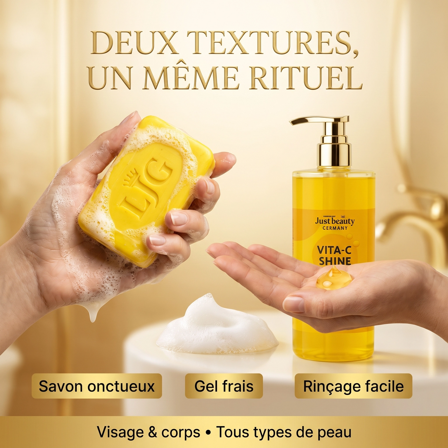 Vita C Shine Soap & Shower Gel Duo