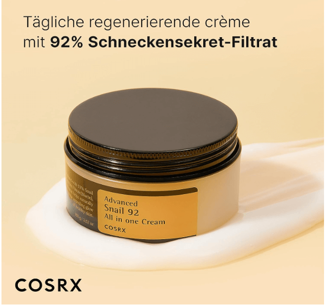 COSRX - Crème tout en un ''Advanced Snail 92'' All In One Cream 100g