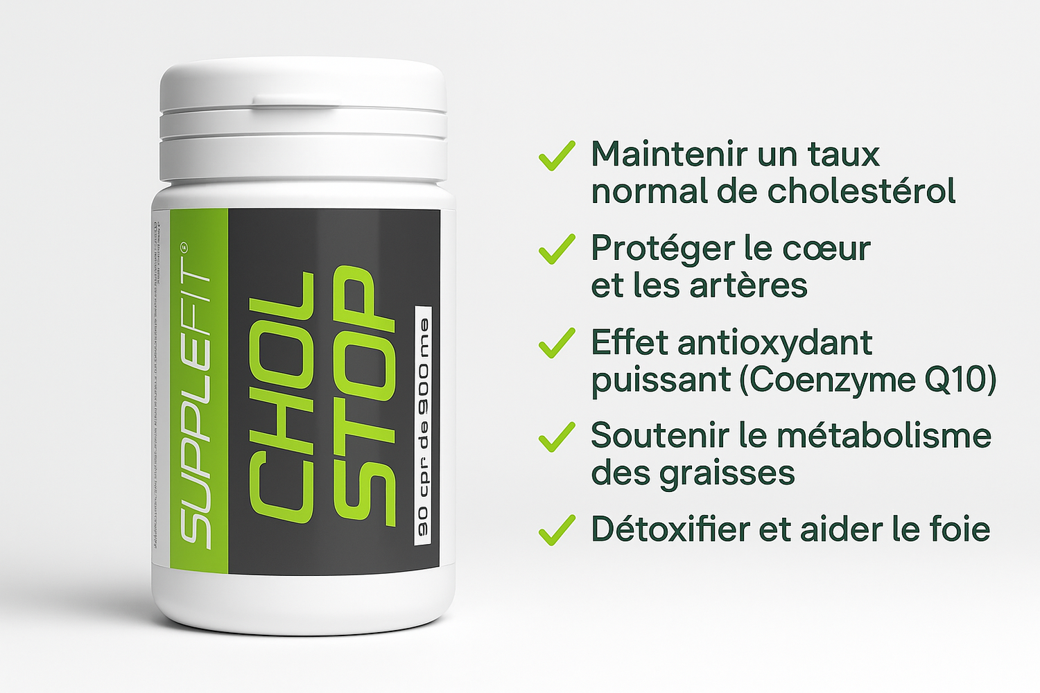 CHOL STOP – Maintenir naturellement un cholestérol équilibré, Made in Italy