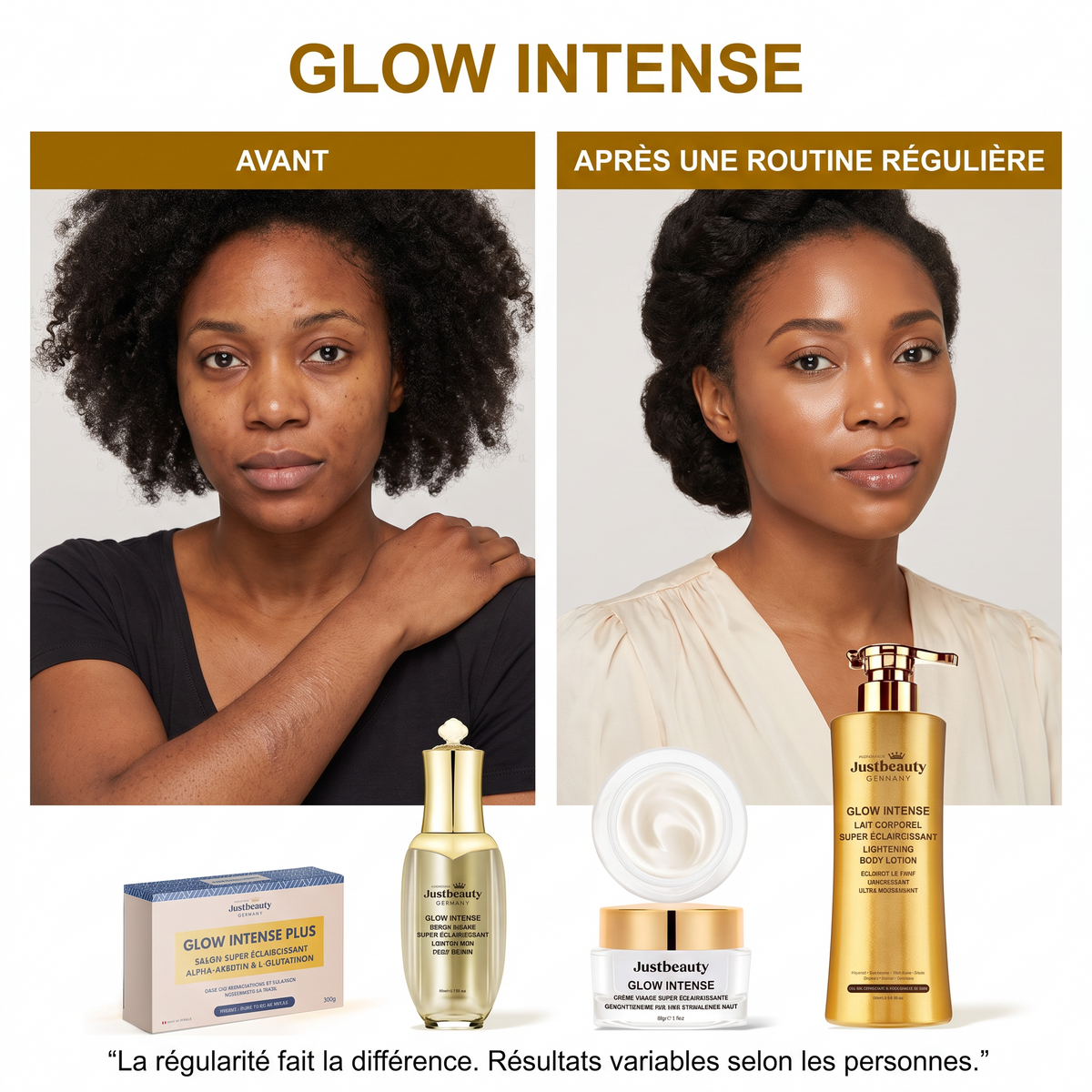 KIT ÉCLAT ROYAL – Routine Teint Lumineux Nouvelle Génération | Savon | 4 Pièces