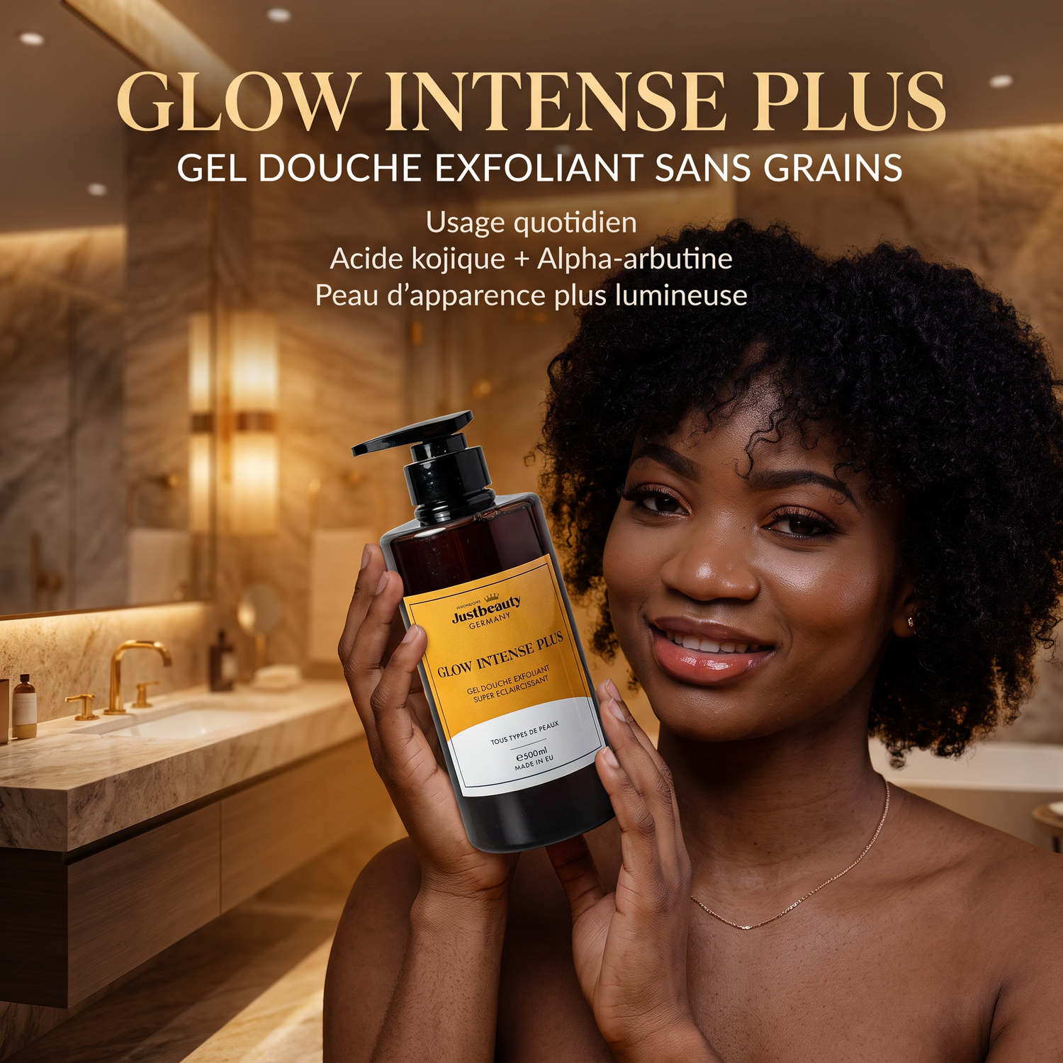 GlowExfoliant – SUPER AUFHELLENDES DUSCHGEL - 500ml