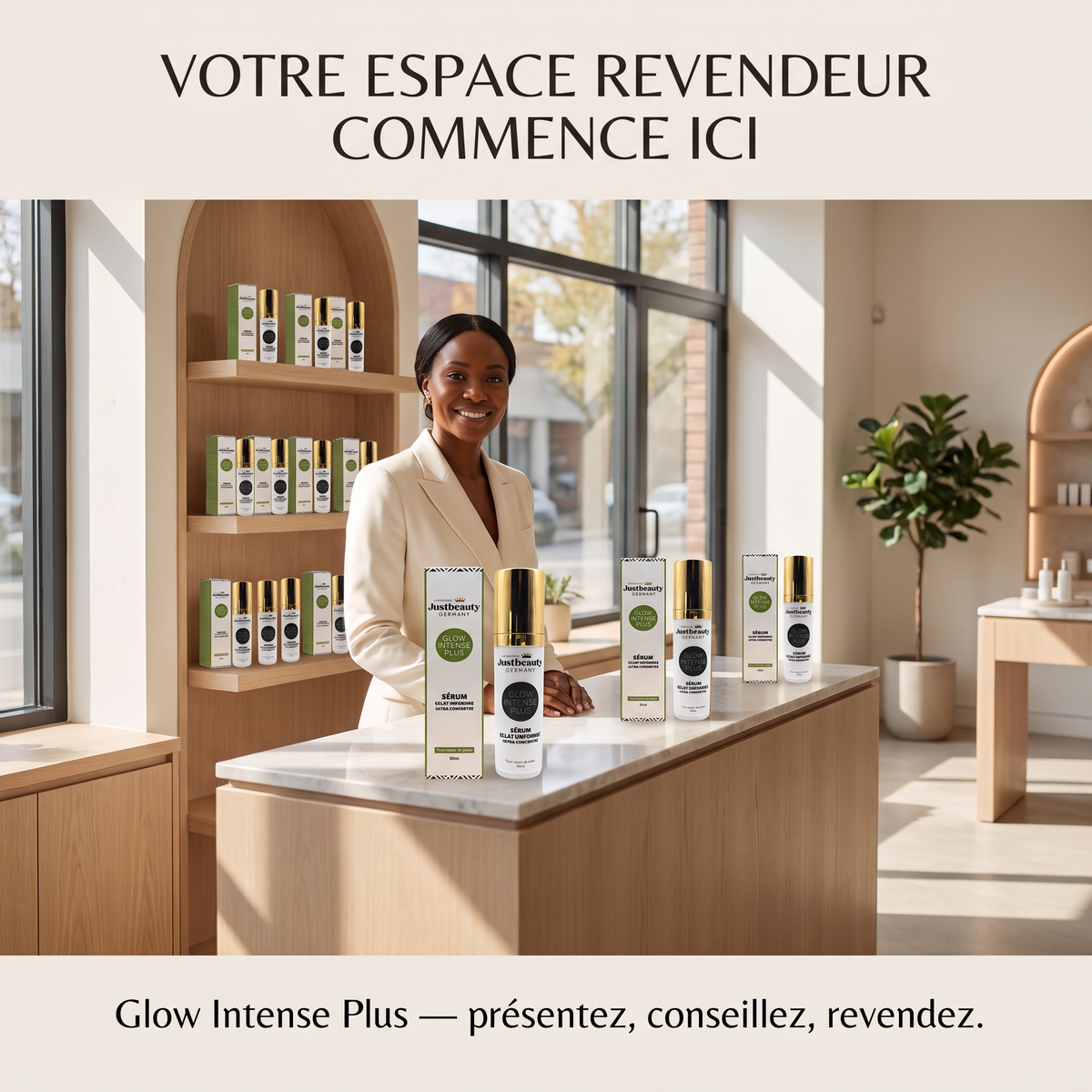 Pack Revendeur GLOW INTENSE PLUS – 10 Sérums Anti-Taches de 50 ml