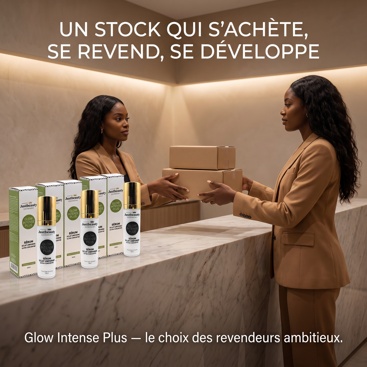 Pack Revendeur GLOW INTENSE PLUS – 10 Sérums Anti-Taches de 50 ml