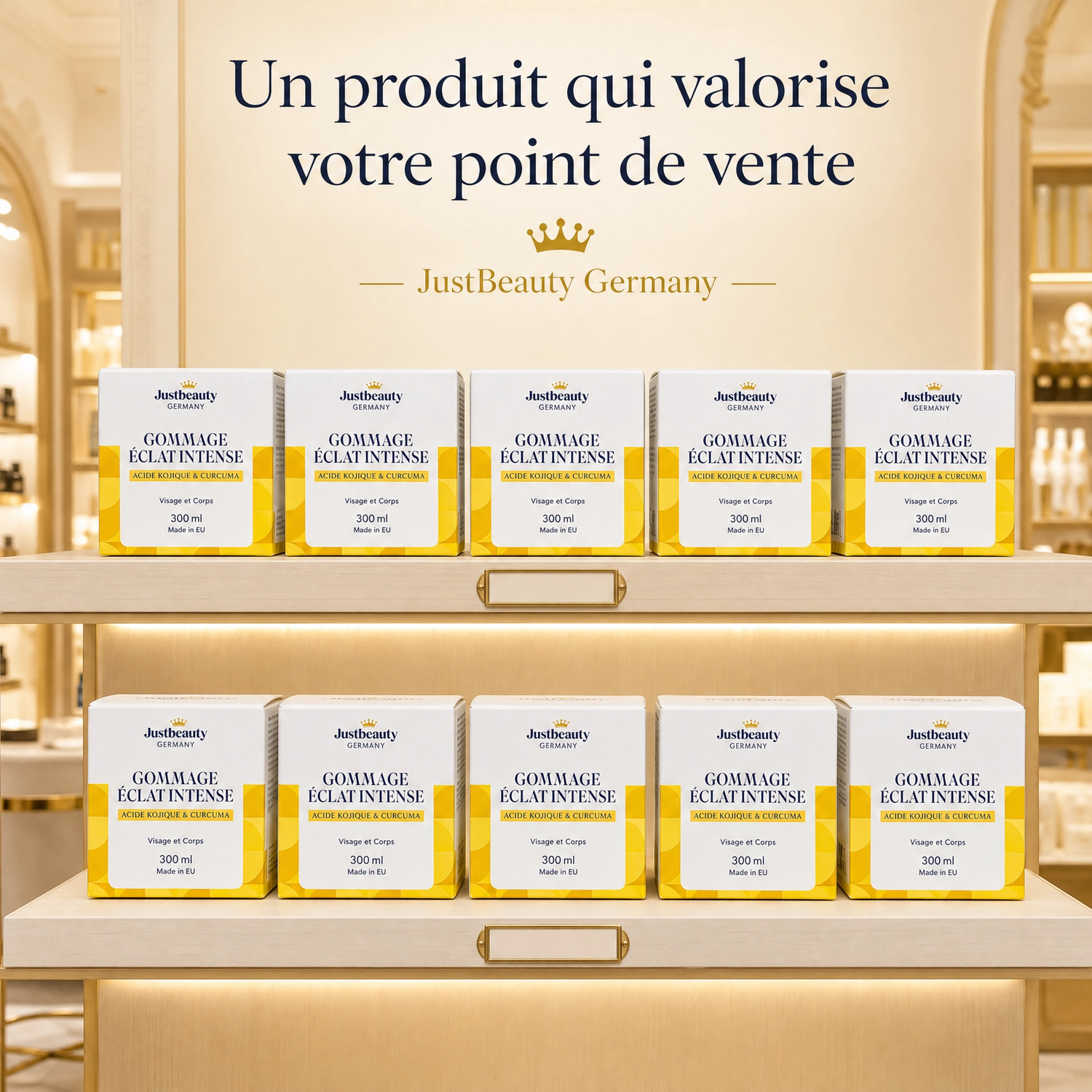Pack Lancement Revendeur GOMMAGE ÉCLAT INTENSE – 10 Unités