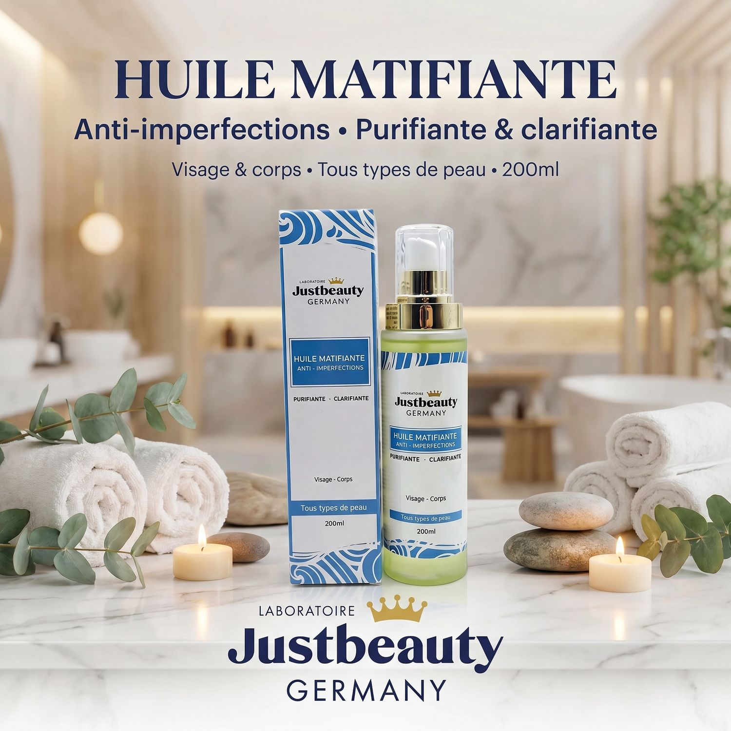 PURE SKIN SOLUTION – Purifying Anti-Acne & Anti-Blemish Booster Oil 200ml