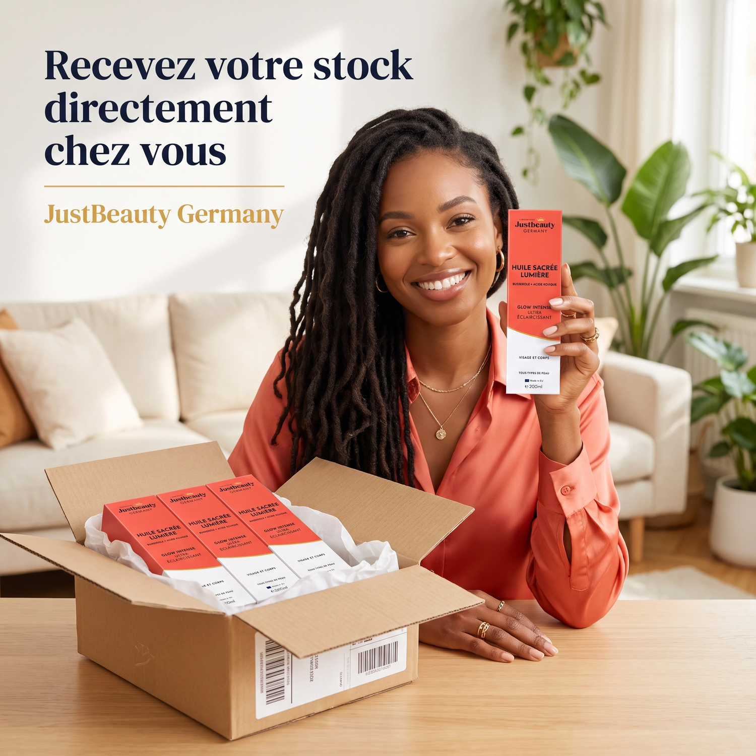 Pack Lancement Revendeur HUILE SACRÉE LUMIÈRE 200ml – 10 Huiles
