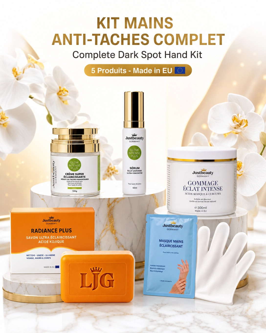 KIT RÉPARATEUR MAINS & PIEDS ABÎMÉS – SOIN INTENSIF 5 PCS
