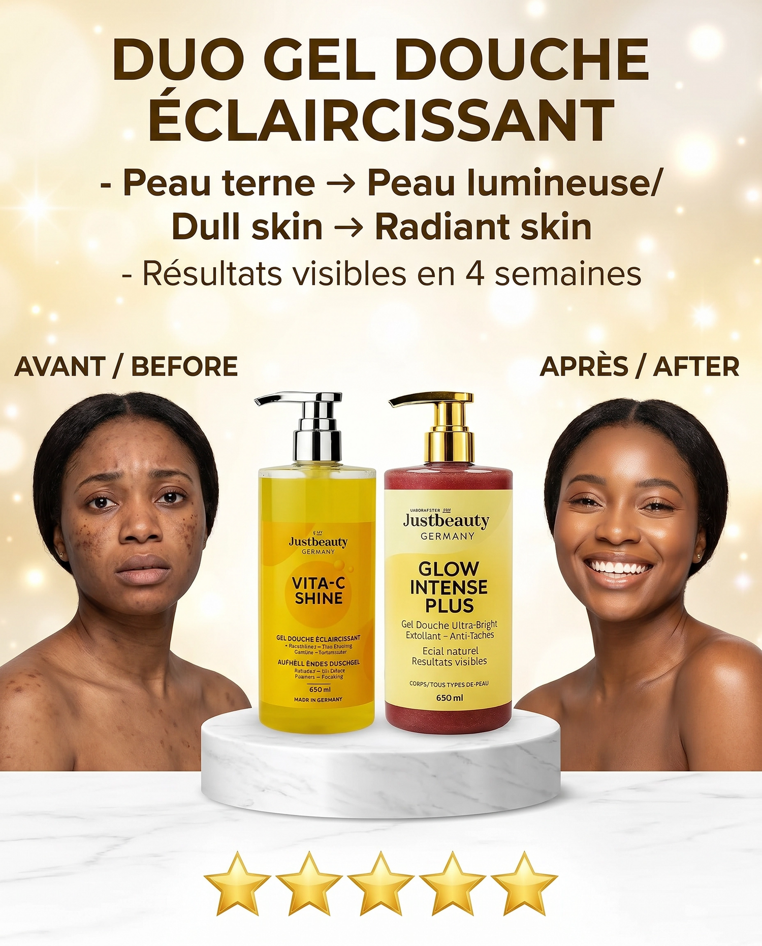 KIT DOUBLE ÉCLAT – TEINT UNIFORME & GLOW MAXIMAL