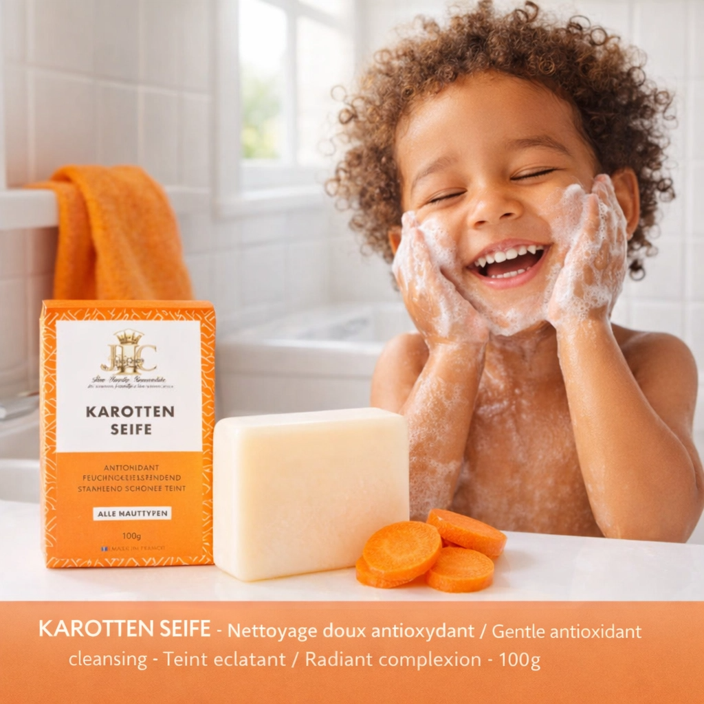 SAVON À LA CAROTTE -  ENFANTS À PARTIR DE 6 ANS  100G