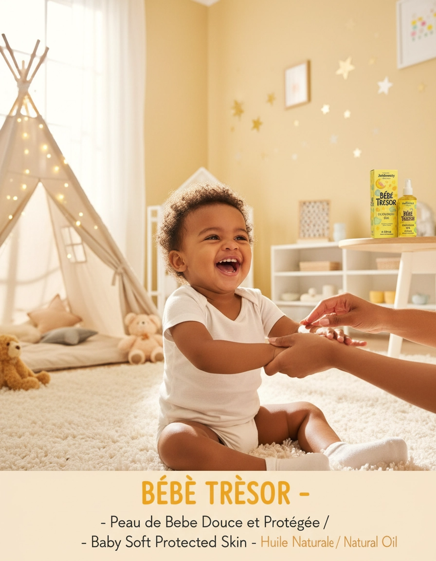 GLOWBABY OIL – L’Huile Précieuse de Massage & de Soin pour Bébé, Enfant & Ado 200ml