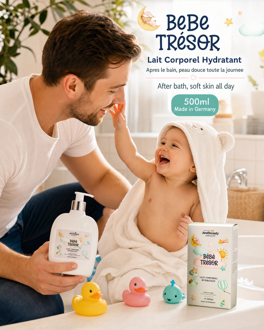 Lait Corporel Nourrissant - solution idéale contre la neurodermite 500ml