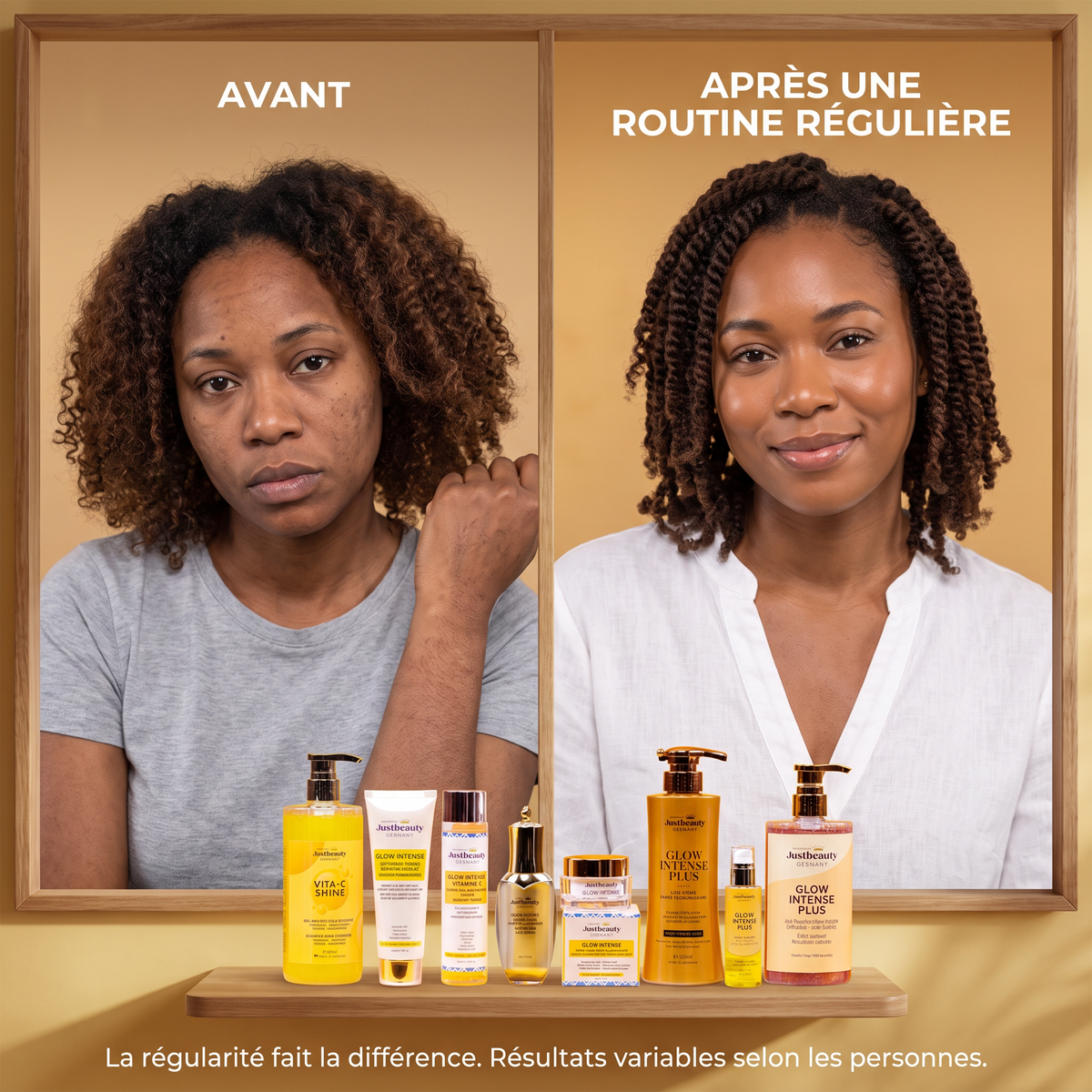 GLOW INTENSE PLUS – KIT GLOW MAX 8 PIÈCES – ROUTINE SUPER ÉCLAIRCISSANTE VISAGE & CORPS