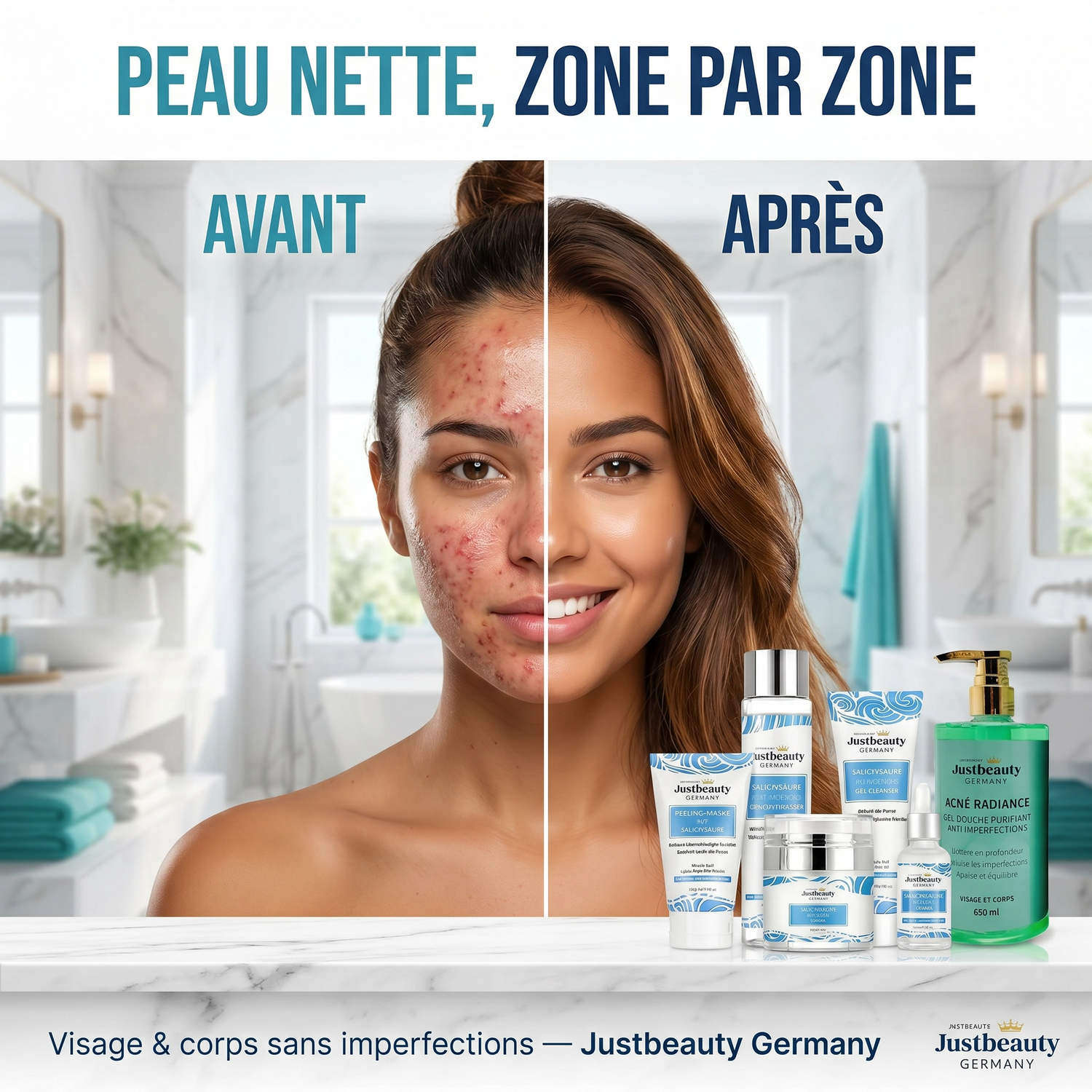 PURE SKIN SOLUTION – 6-Piece Anti-Acne & Anti-Blemish Kit