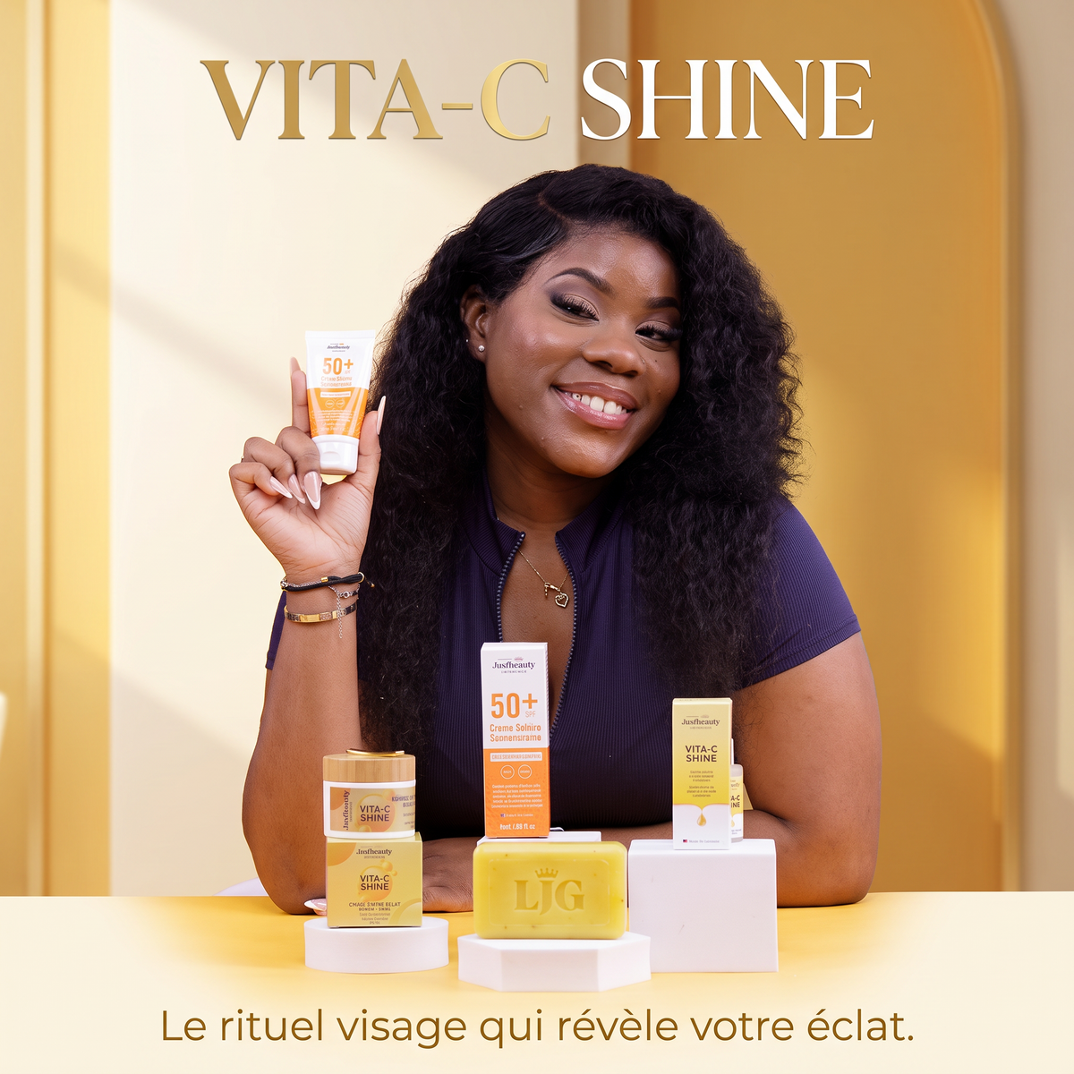 VITA-C SHINE – Kit 4 Pièces | Vitamin C Glow – Routine Éclat Visage