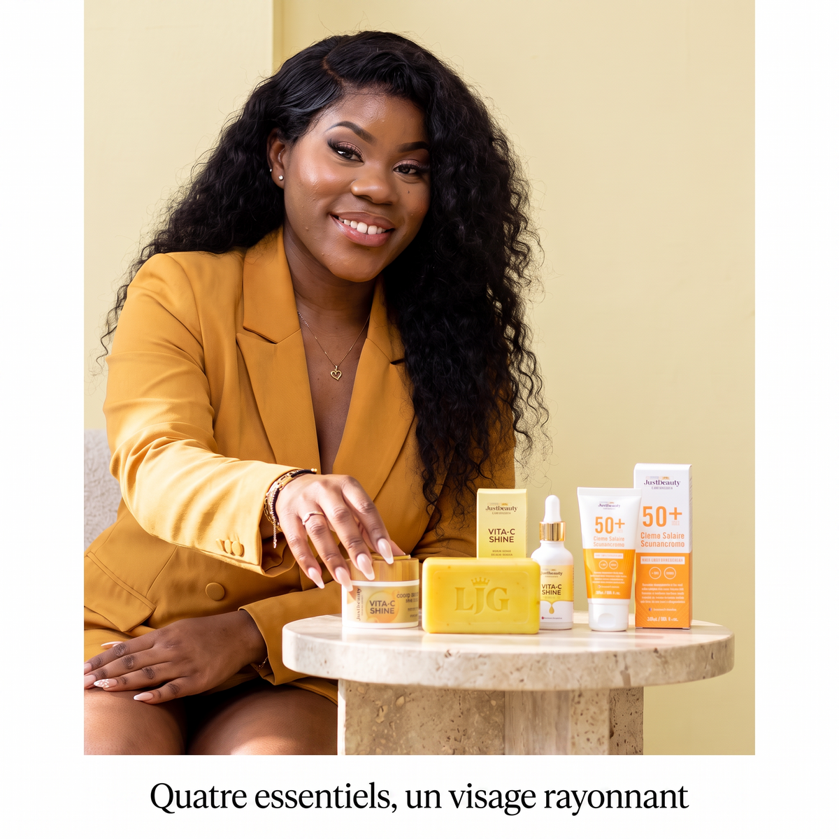 VITA-C SHINE – Kit 4 Pièces | Vitamin C Glow – Routine Éclat Visage