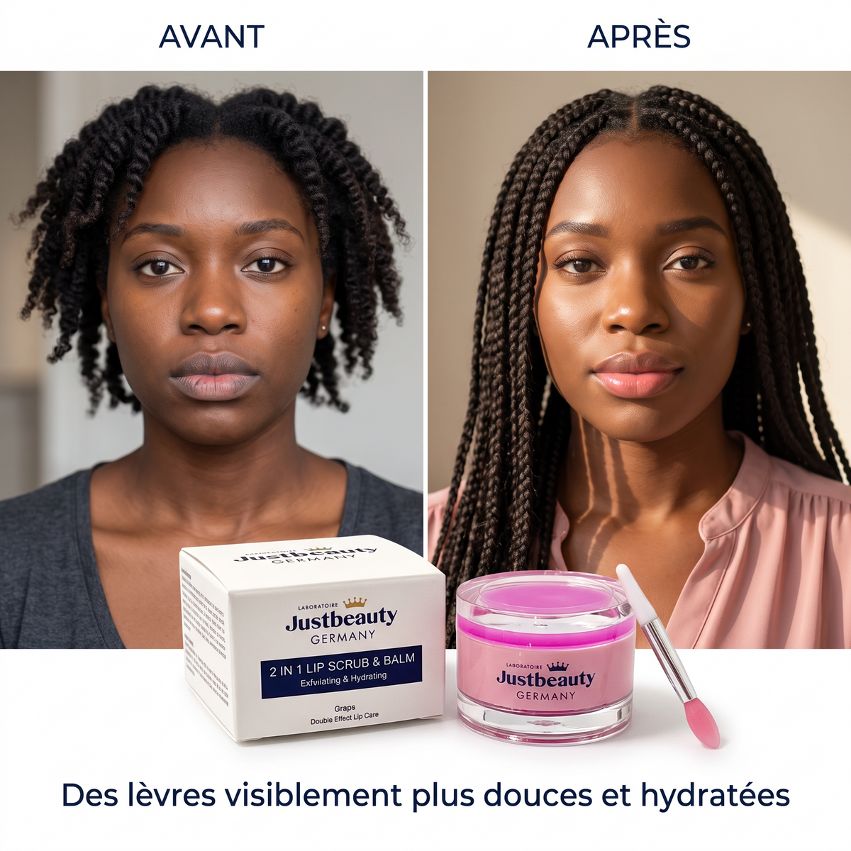 LIPCARE PERFECT – Duo Gommage Lèvres + Baume Vitamine C | Lèvres Douces, Lisses & Lumineuses
